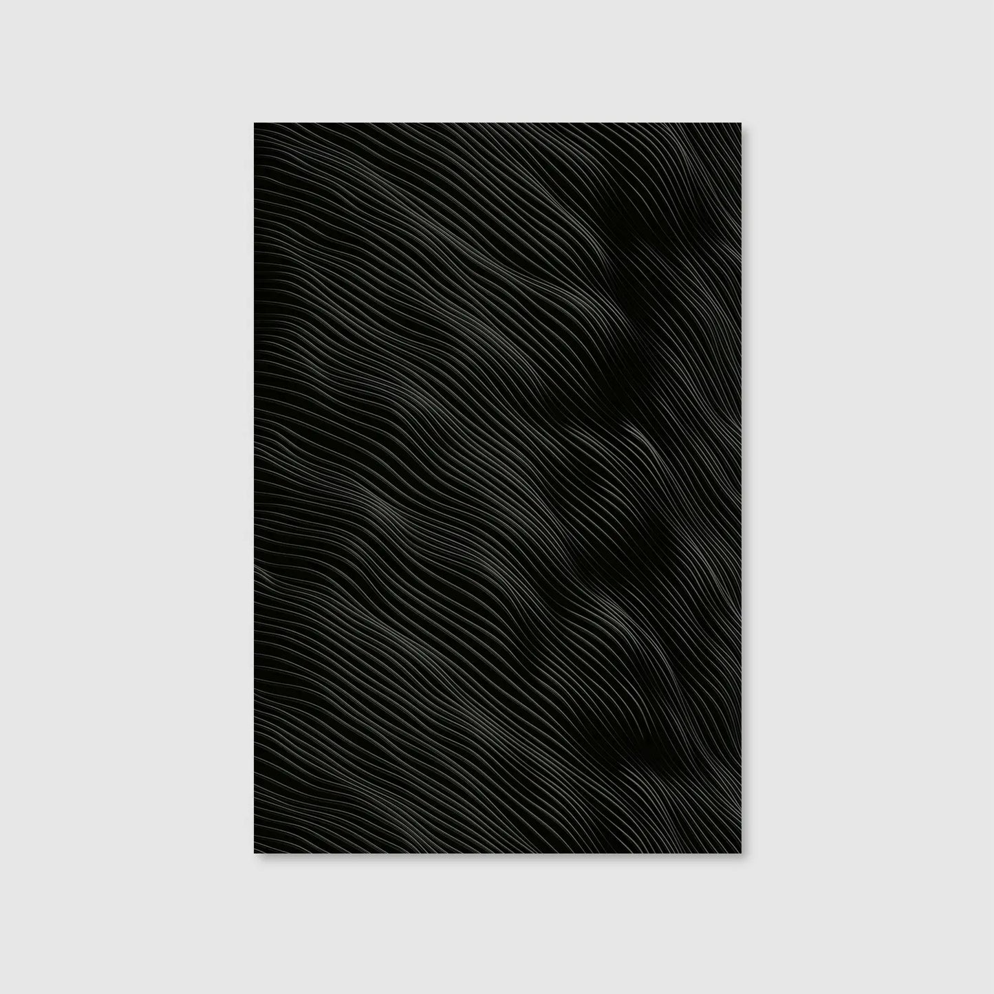 Silent Currents (Graphic Only) - Minimal Abstract Wall Art for Office
