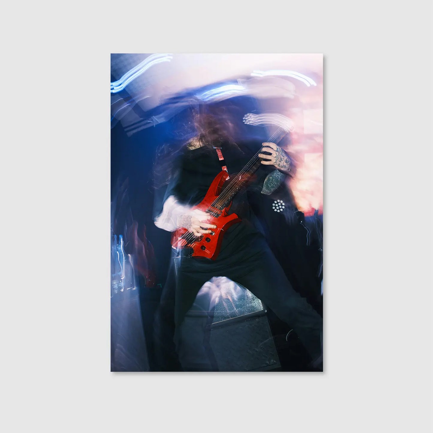 Blurred Riff (Graphic Only) - Dramatic People Wall Art for Office