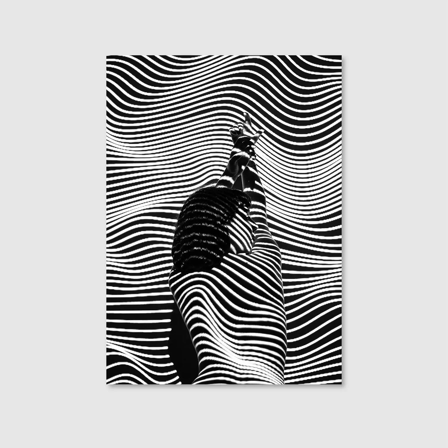 Human Topography (Graphic Only) - Intimate People Wall Art for Living room