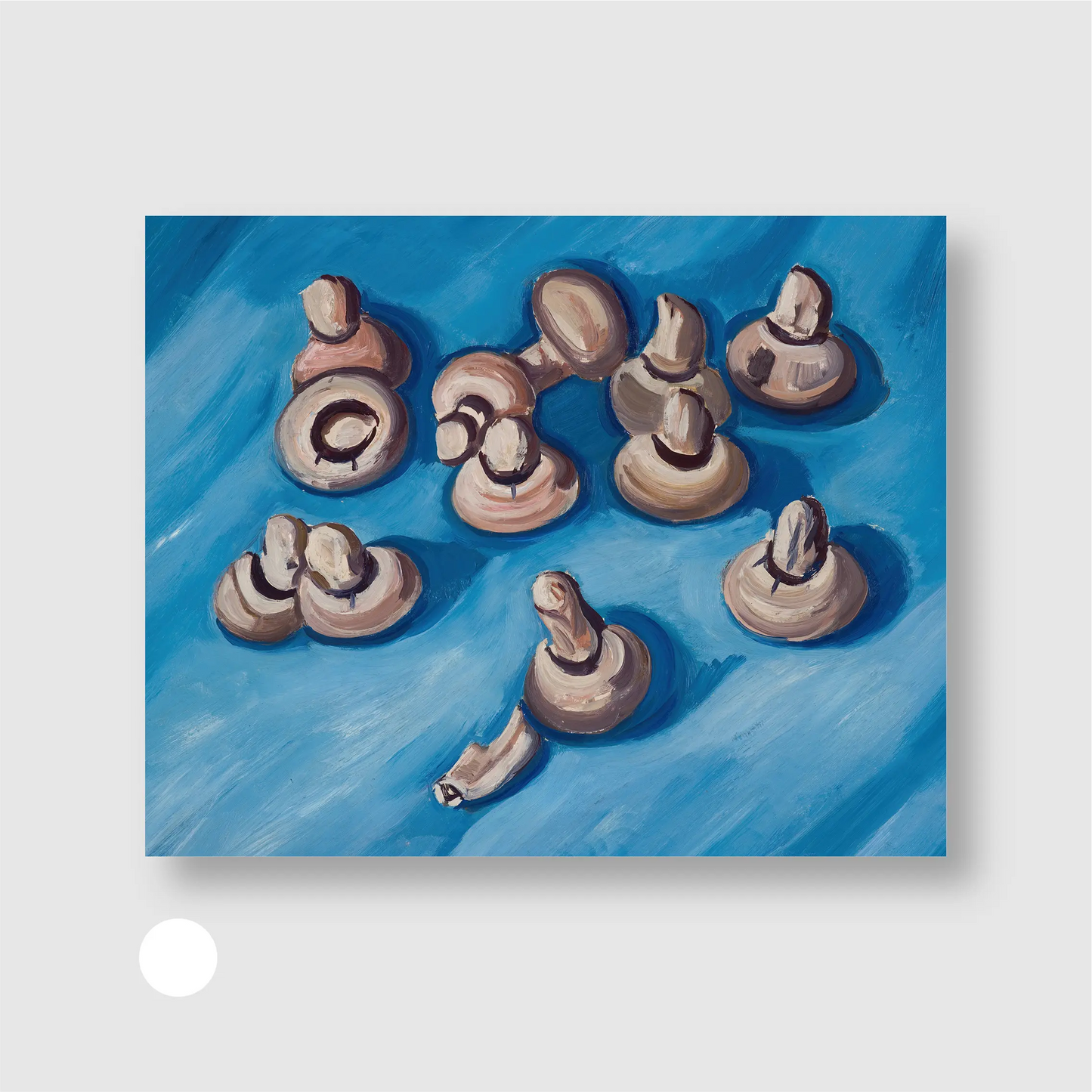 Mushrooms On A Blue Background (1926)