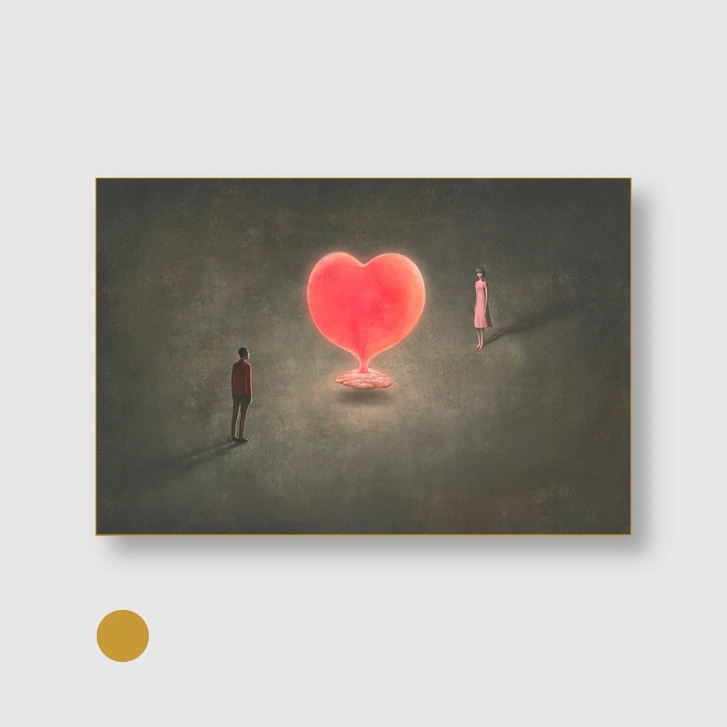 Glowing Love Between