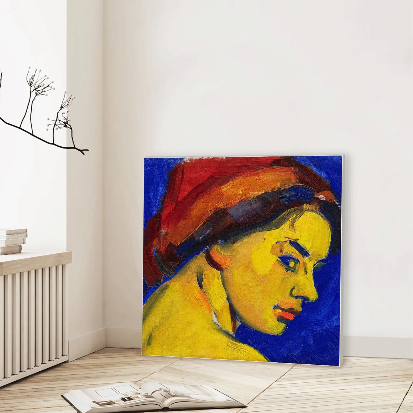 Woman's Head (1914) (Graphic Only) Lifestyle View - Serene People Wall Art