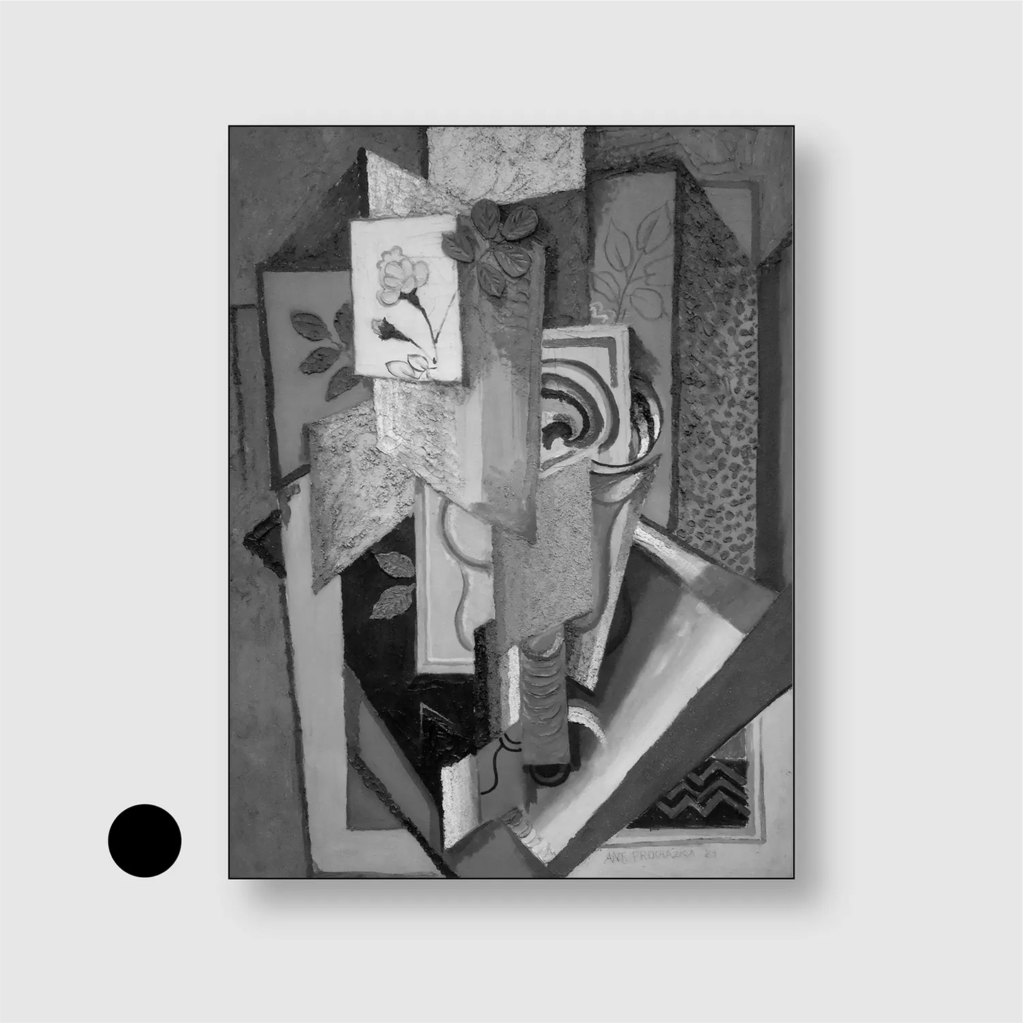 Cubist Floral Fragments