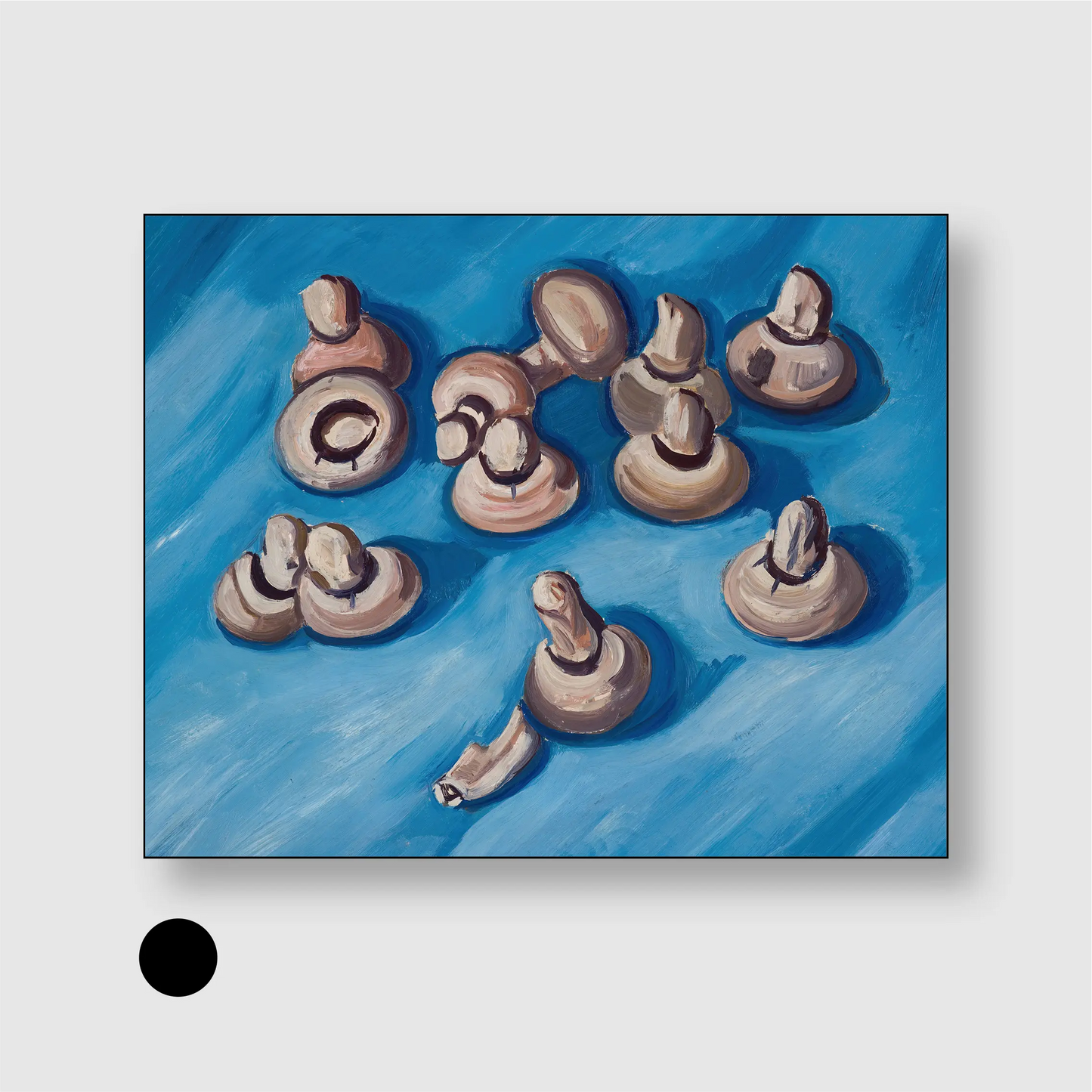 Mushrooms On A Blue Background (1926)