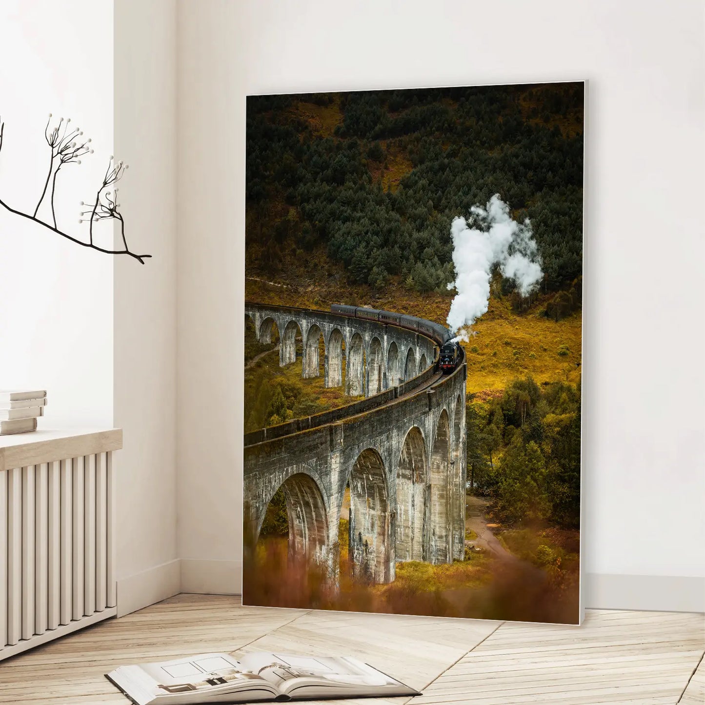 Journey Through the Highlands (Graphic Only) Lifestyle View - Dramatic Landscape Wall Art