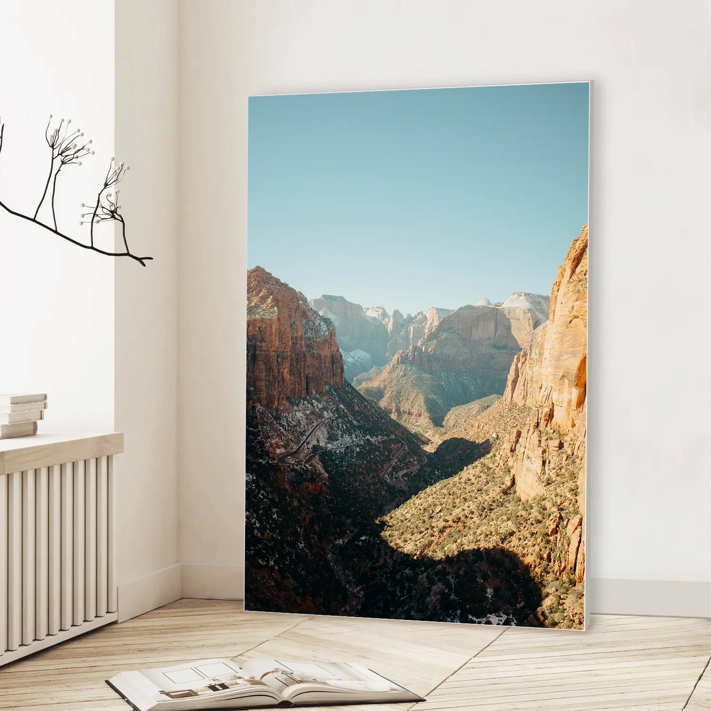 Desert Cathedral (Graphic Only) Lifestyle View - Dramatic Nature Wall Art