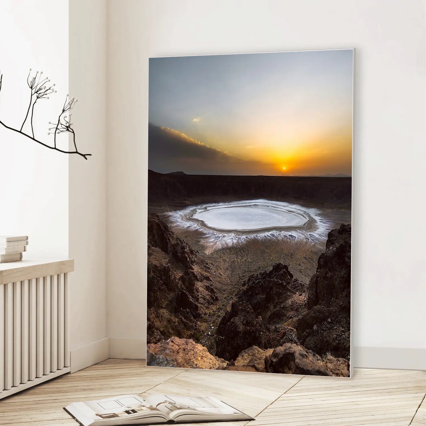 Eye of the Earth (Graphic Only) Lifestyle View - Dramatic Nature Wall Art