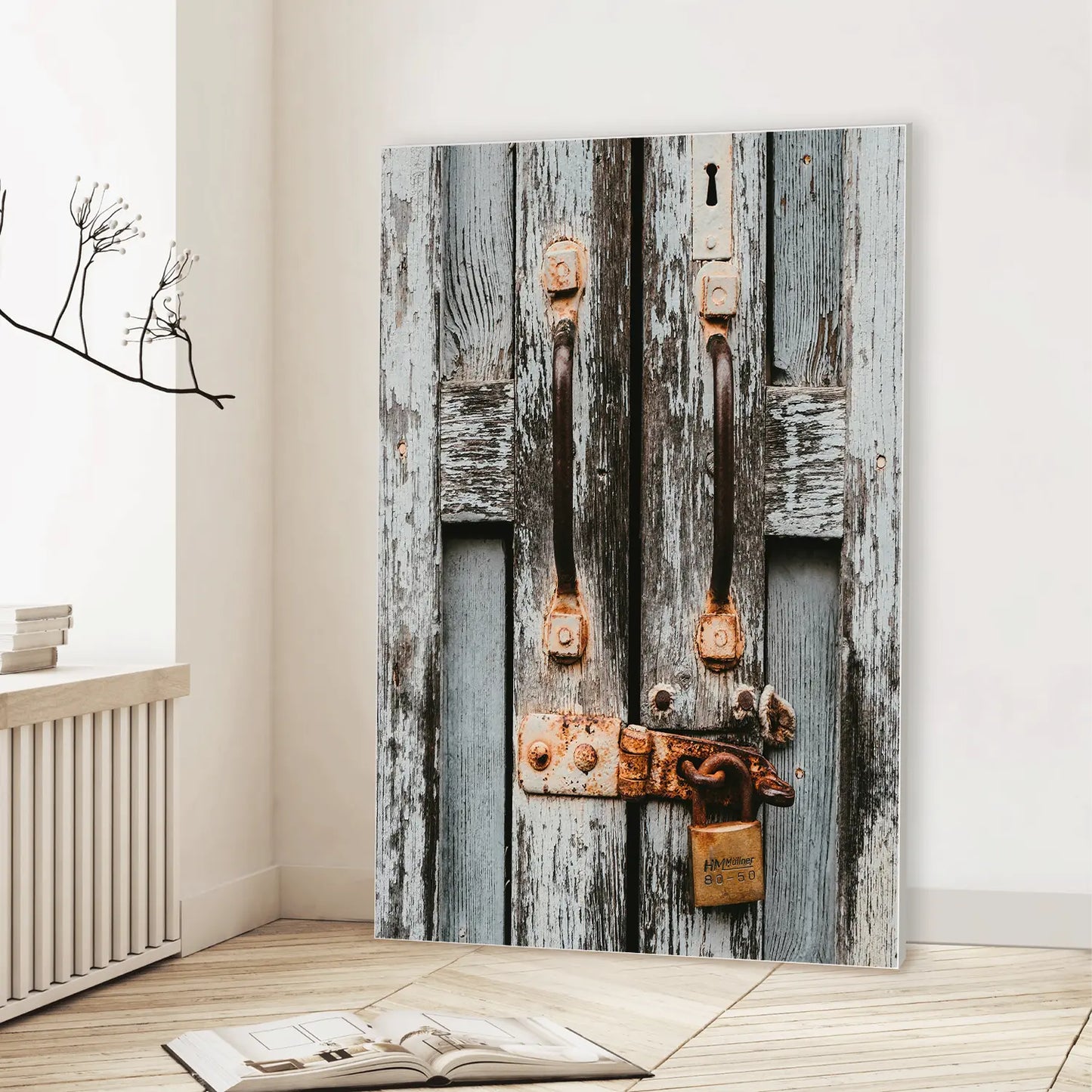 Forgotten Entry (Graphic Only) Lifestyle View - Dramatic Abstract Wall Art