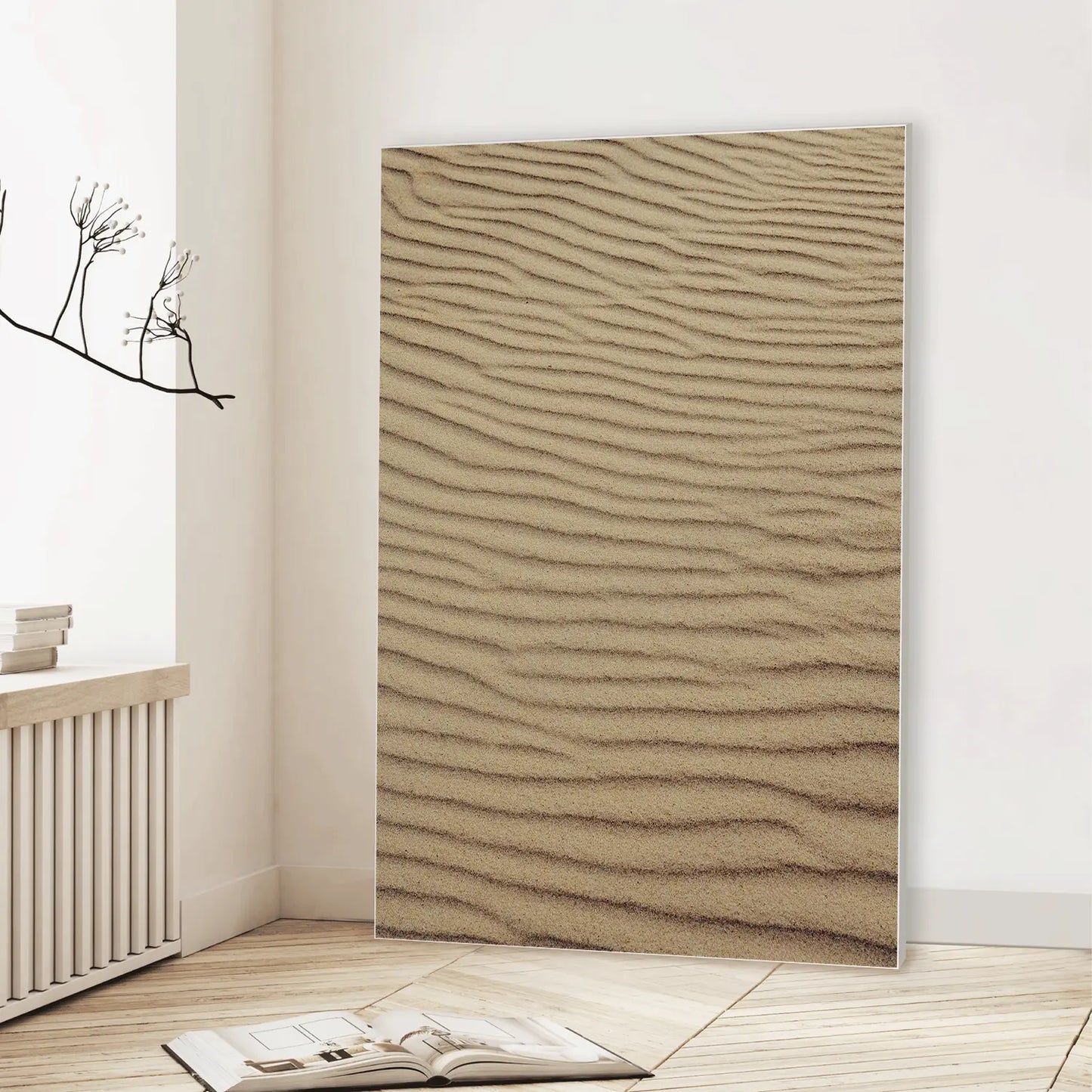 Desert Lines (Graphic Only) Lifestyle View - Minimal Nature Wall Art