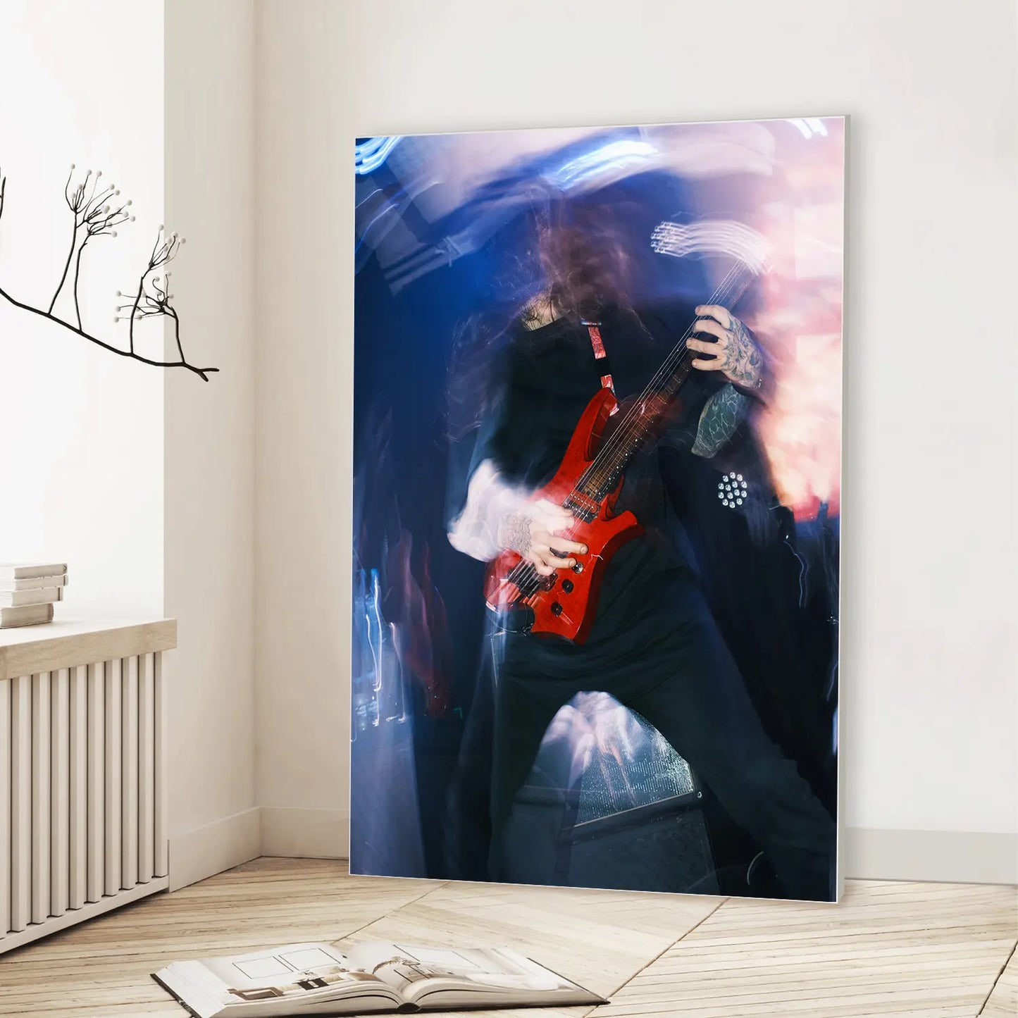 Blurred Riff (Graphic Only) Lifestyle View - Dramatic People Wall Art