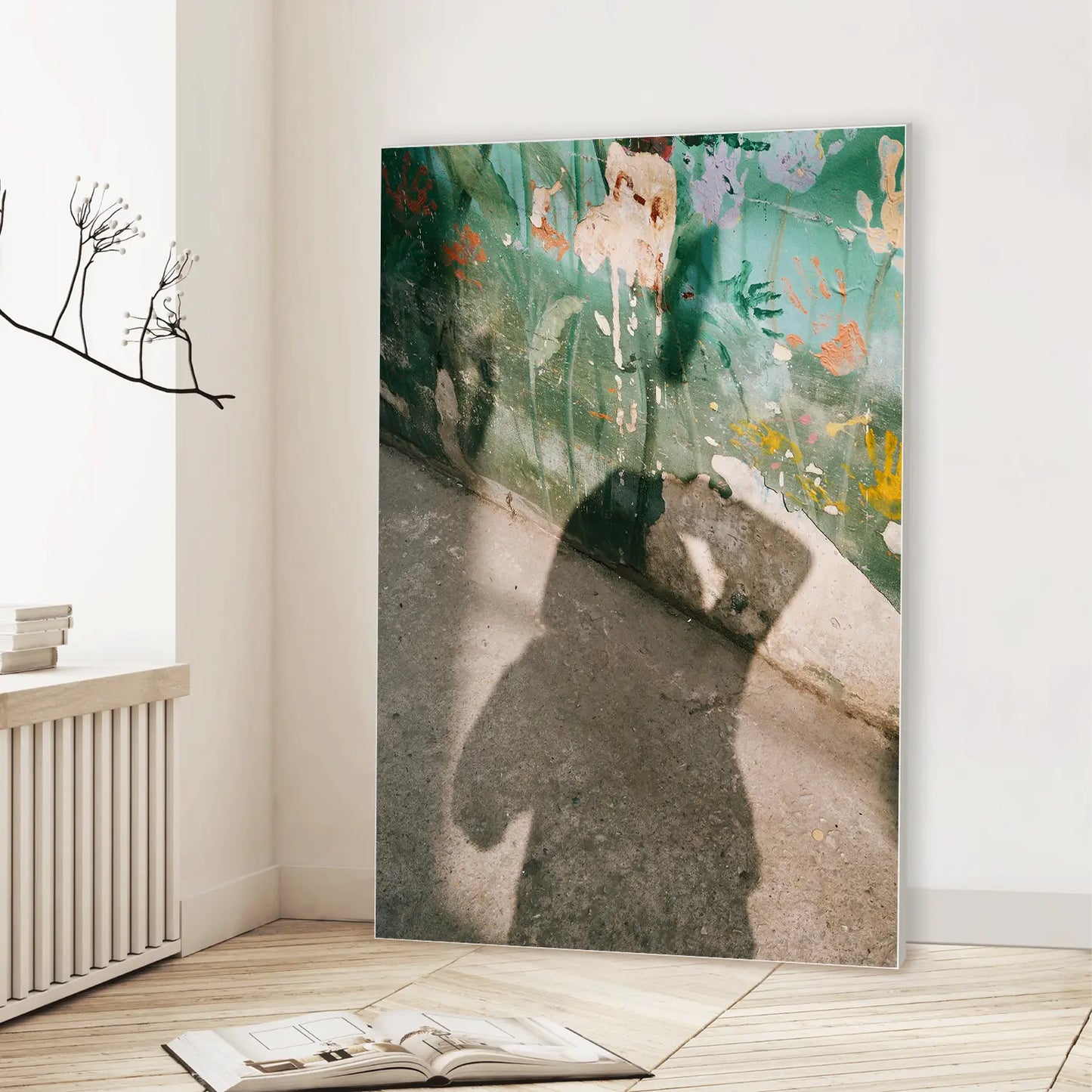 Afternoon Silhouette (Graphic Only) Lifestyle View - Minimal Urban Wall Art