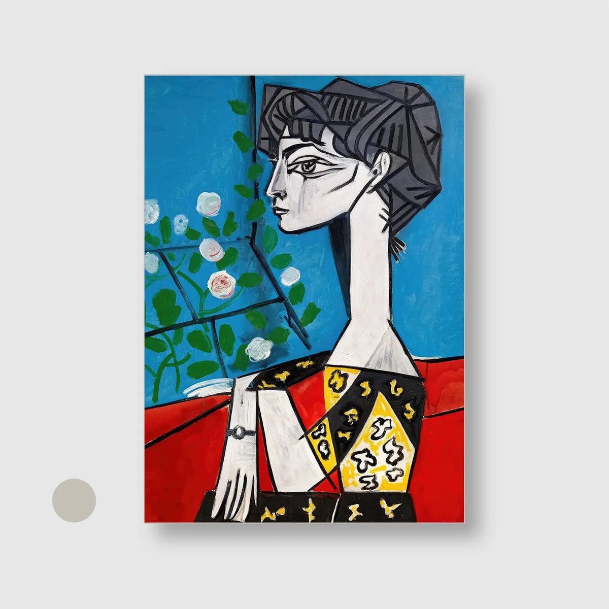 Jacqueline with Flowers