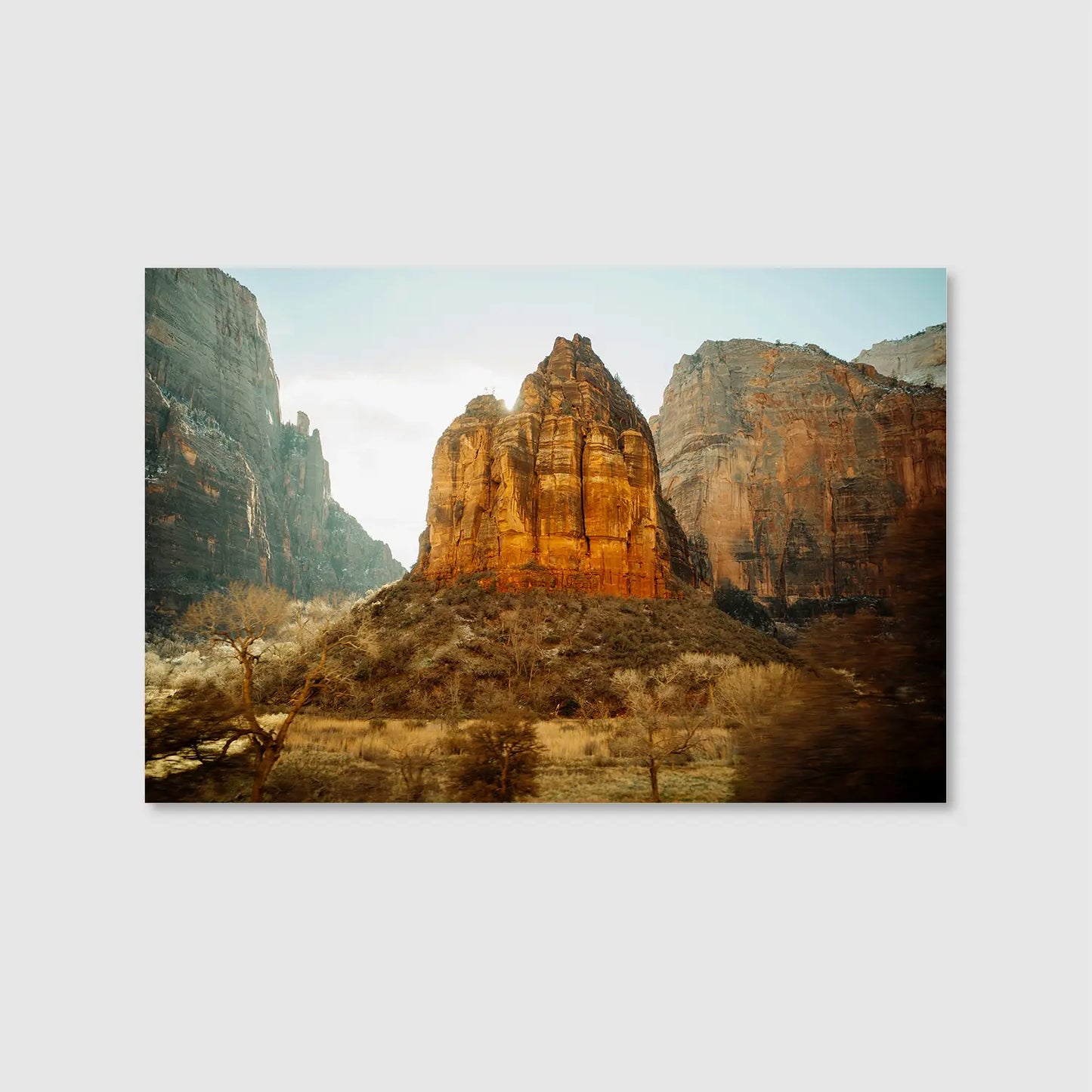 Desert Monument (Graphic Only) - Dramatic Nature Wall Art for Living room