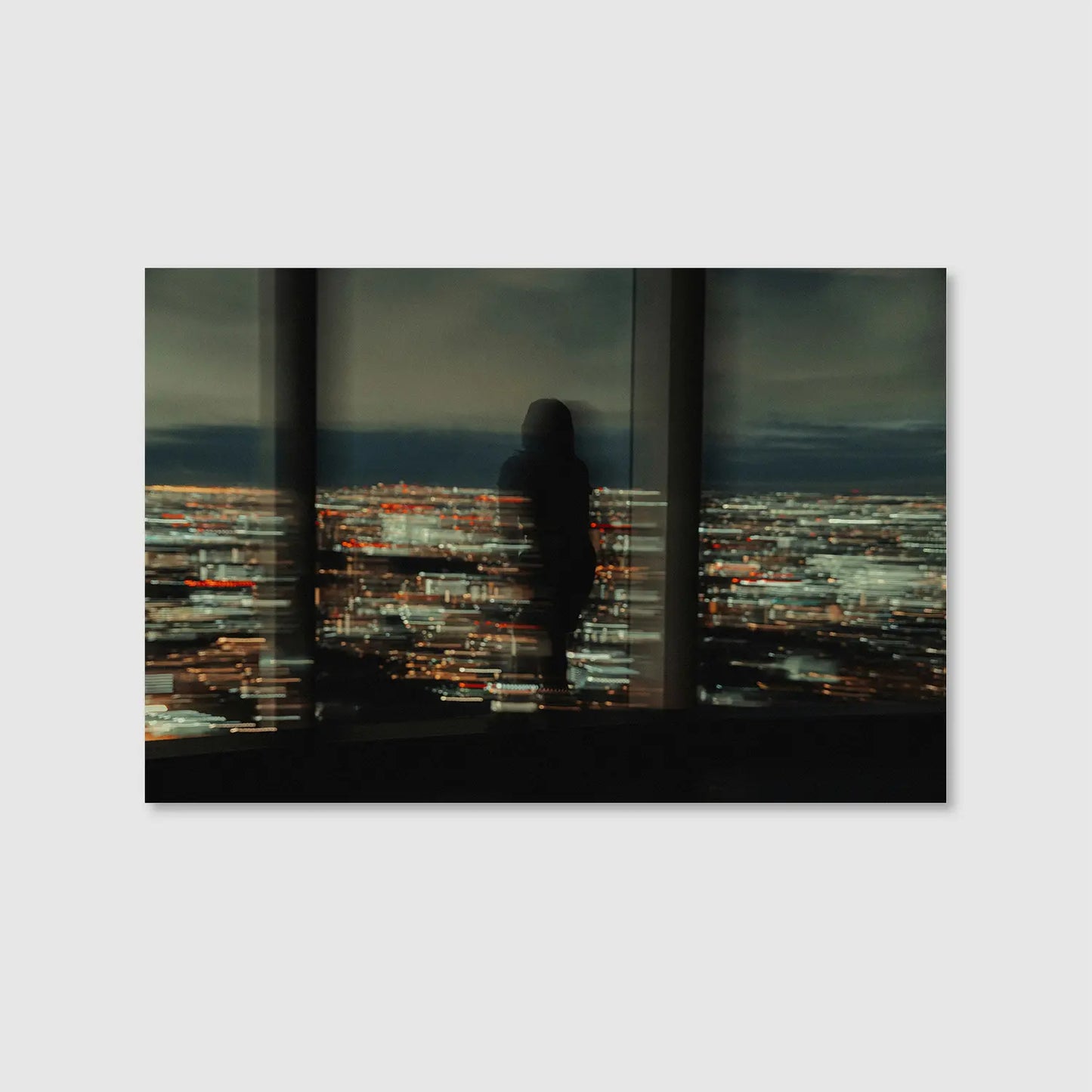 Urban Silhouette (Graphic Only) - Intimate People Wall Art for Office