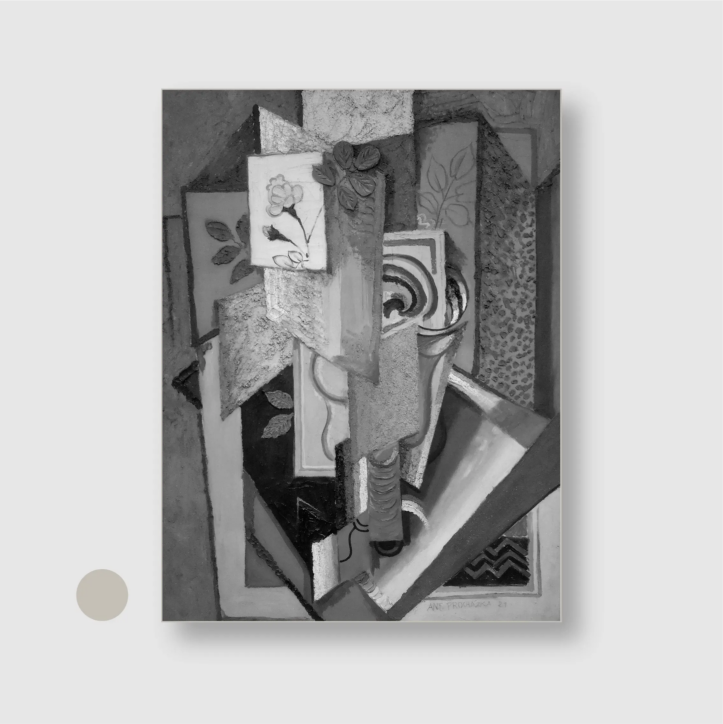 Cubist Floral Fragments
