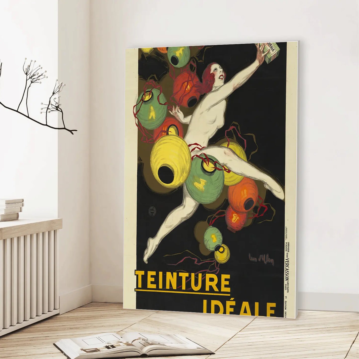Ideal Dye (1928) (Graphic Only) Lifestyle View - Dramatic Illustration Wall Art
