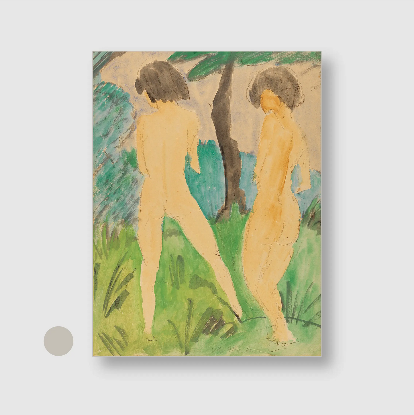 Zwei weibliche Akte in Landschaft (1925)