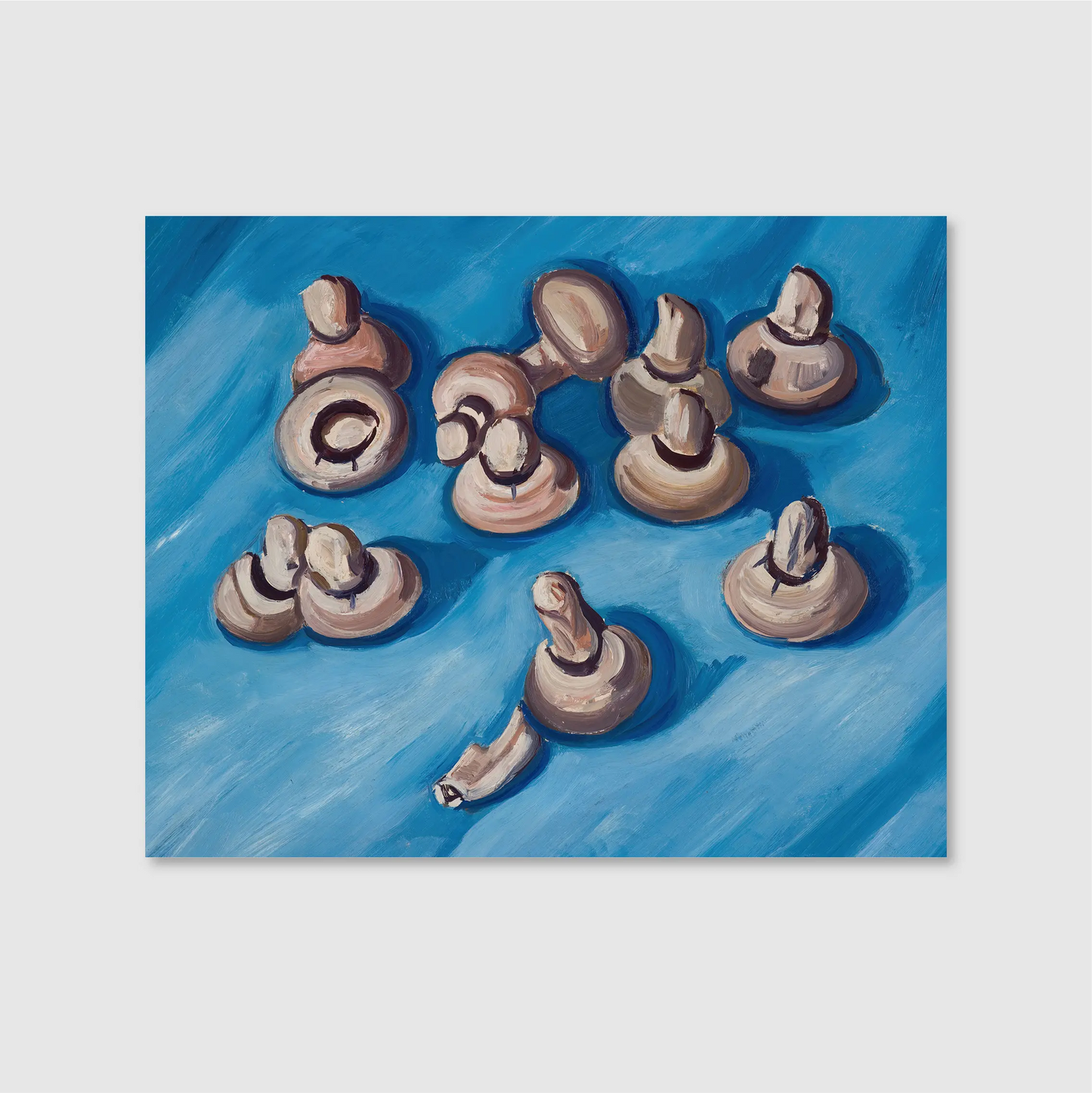 Mushrooms On A Blue Background (1926)