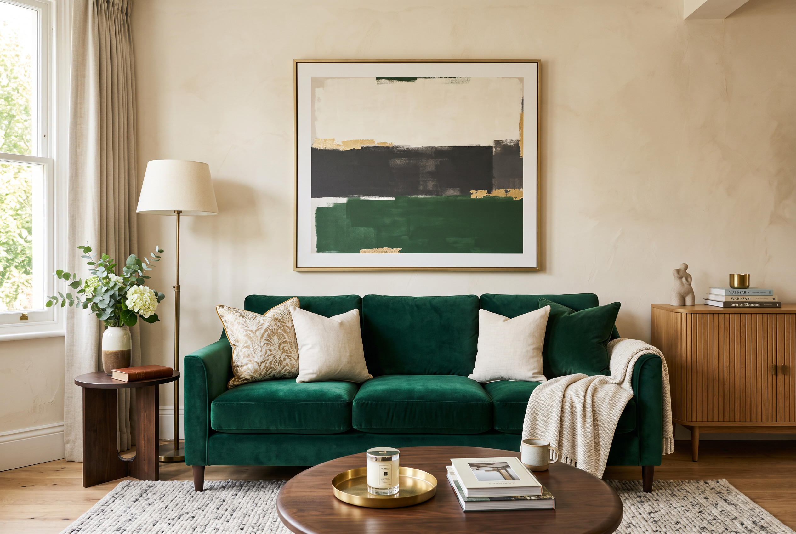 How to Match Wall Art to Your Existing Furniture, Rugs, and Wall Color