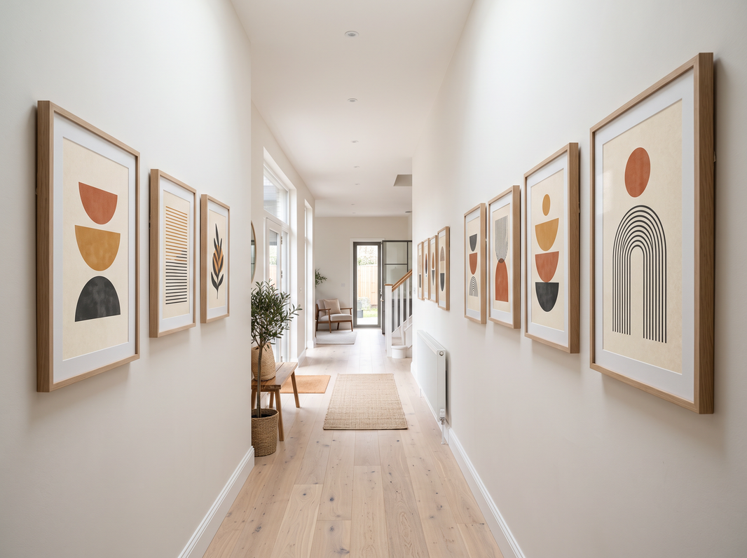 Solving the "Bowling Alley" Effect: How to Decorate Long Corridors and Staircases