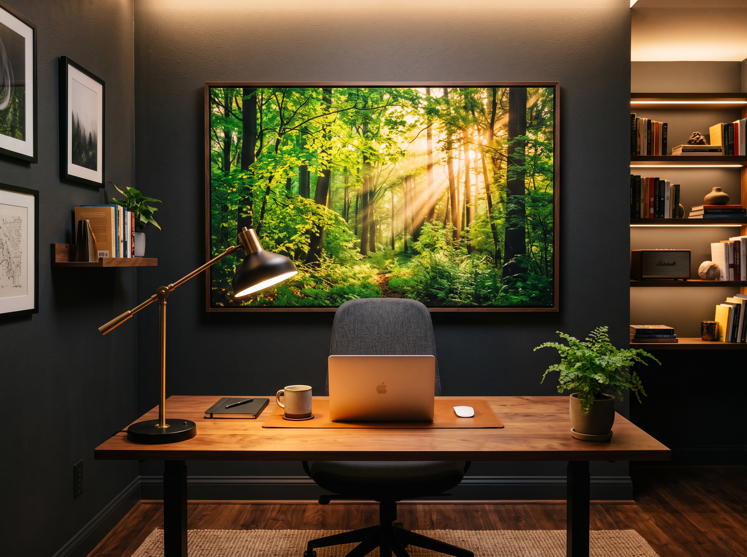 Biophilic Design in Dark Spaces: How Nature Art Reclaims Windowless Rooms