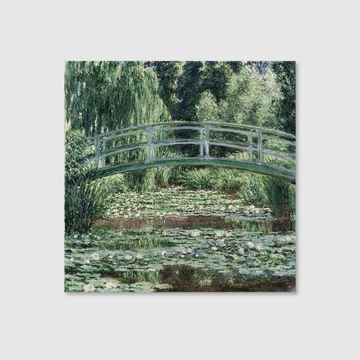 The Japanese Bridge (The Water Lily Pond)