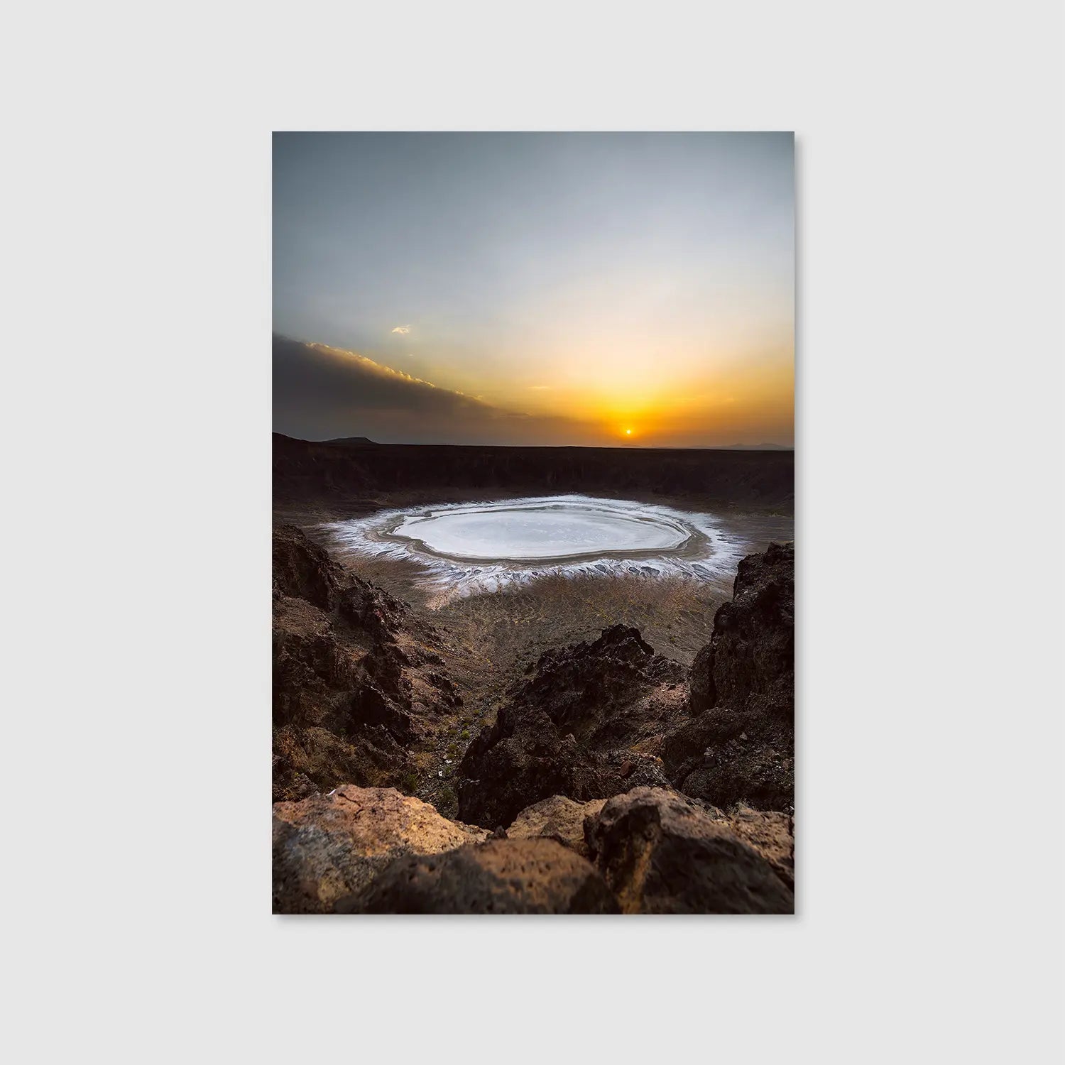 Eye of the Earth (Graphic Only) - Dramatic Nature Wall Art for Living room
