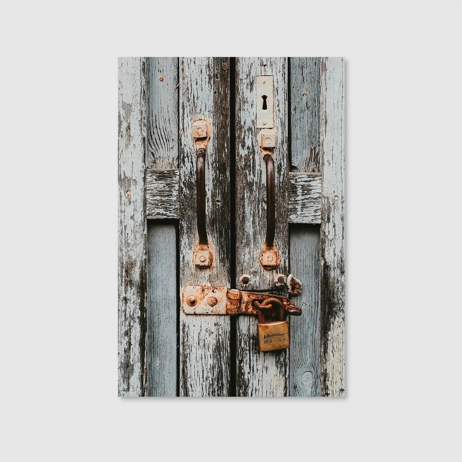 Forgotten Entry (Graphic Only) - Dramatic Abstract Wall Art for Living room