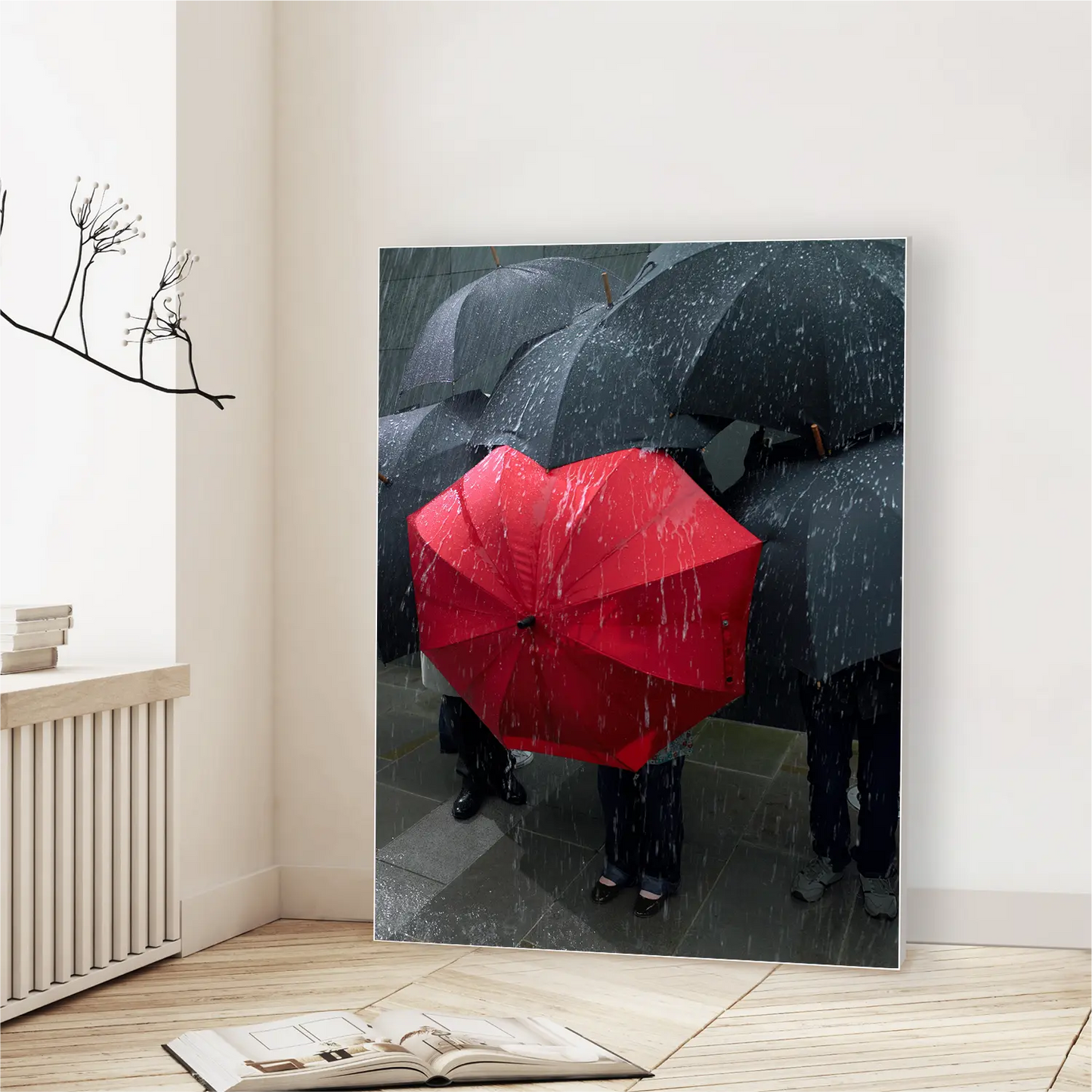 Rebel Rain Red