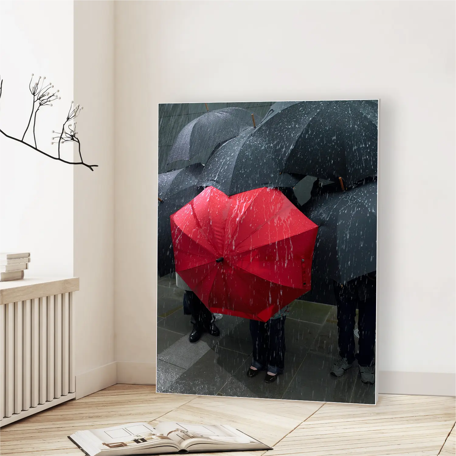 Rebel Rain Red