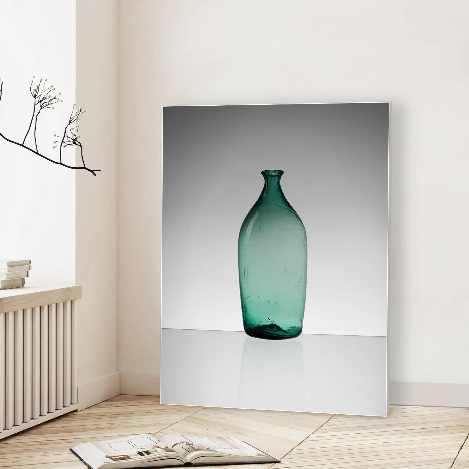 Teal Glass Solitude