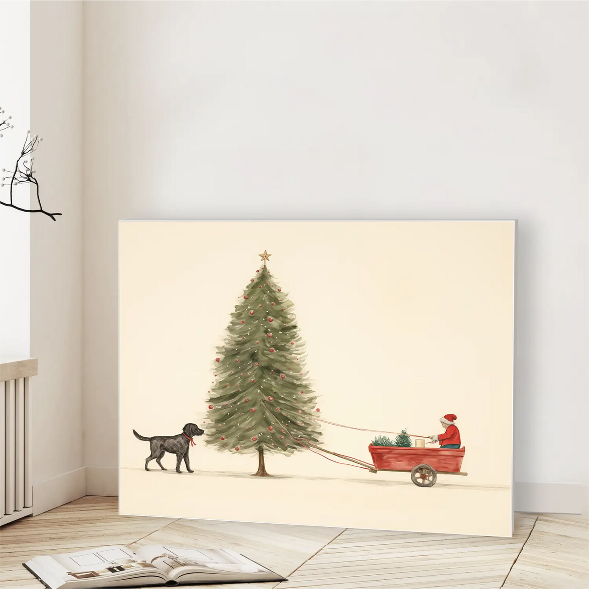 Christmas Morning Wagon