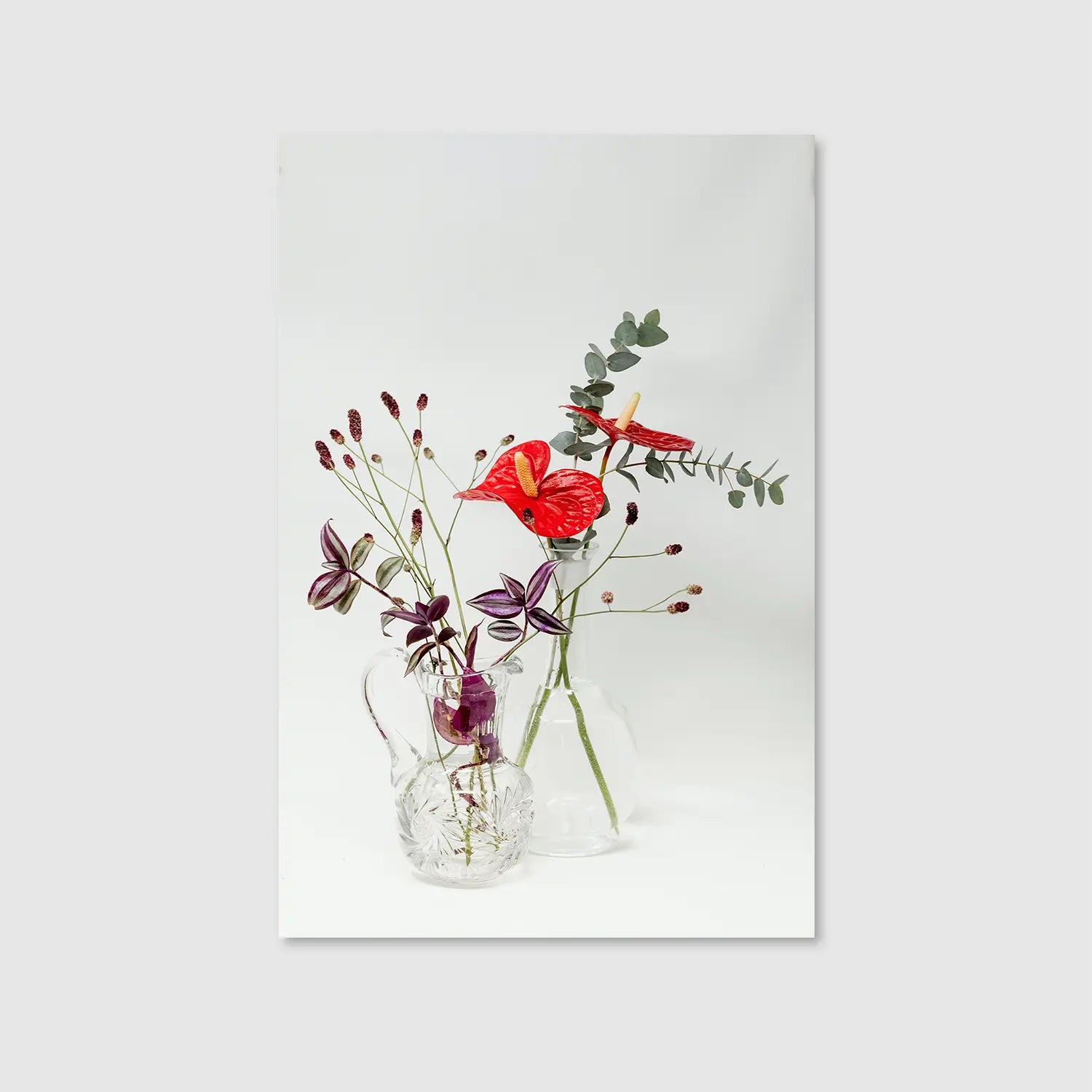 Botanical Balance (Graphic Only) - Minimal Still life Wall Art for Bedroom