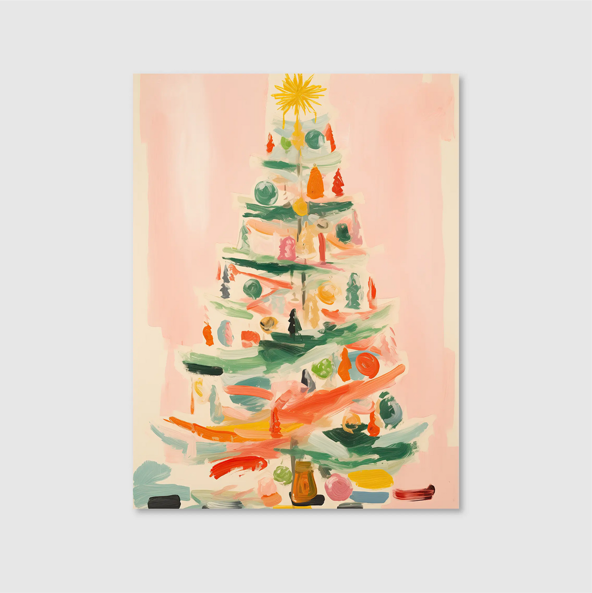 Festive Brushstroke Joy