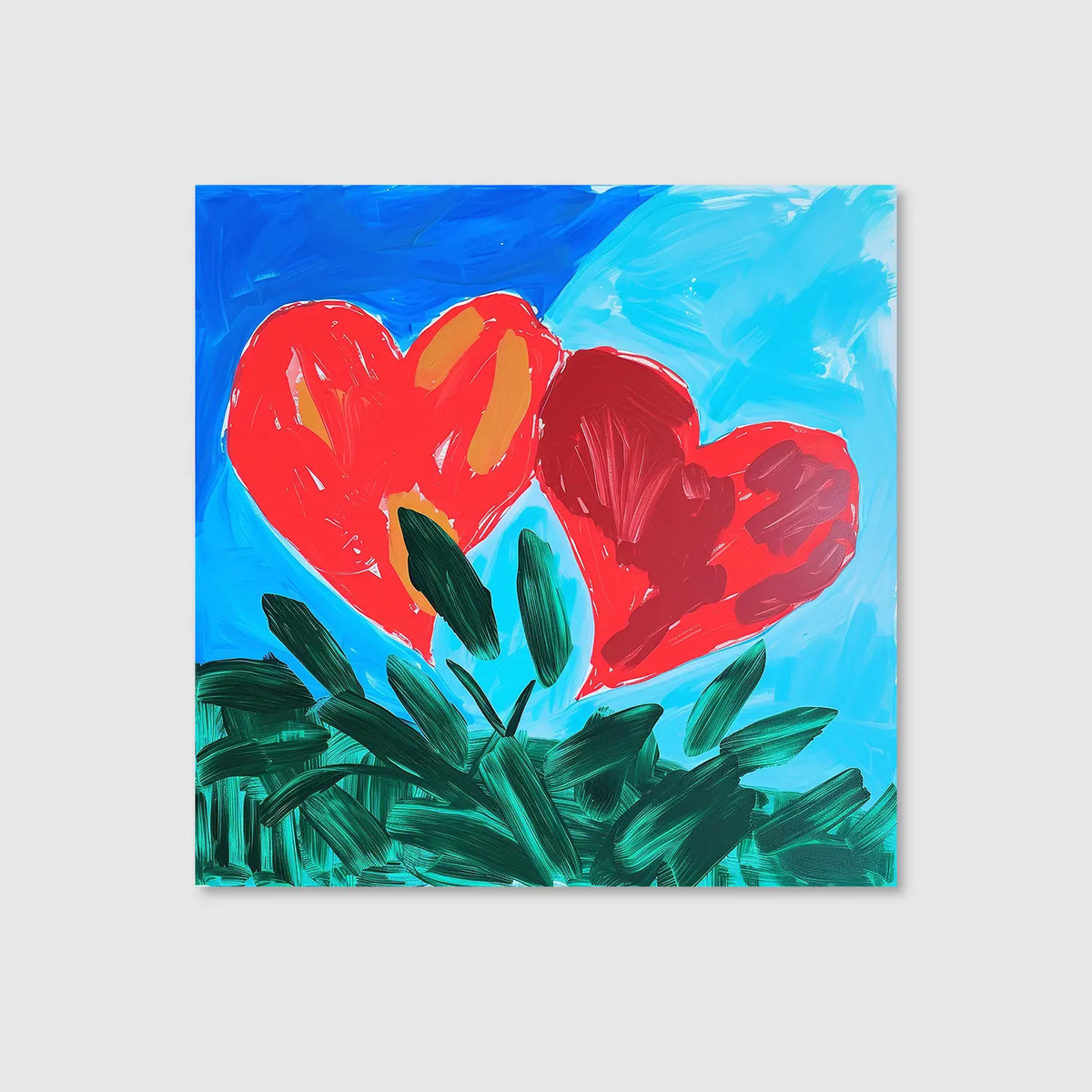 Twin Hearts Blooming