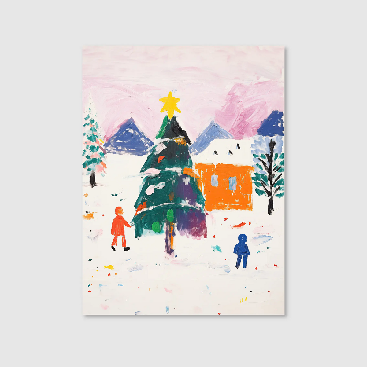 Snowy Village Joy