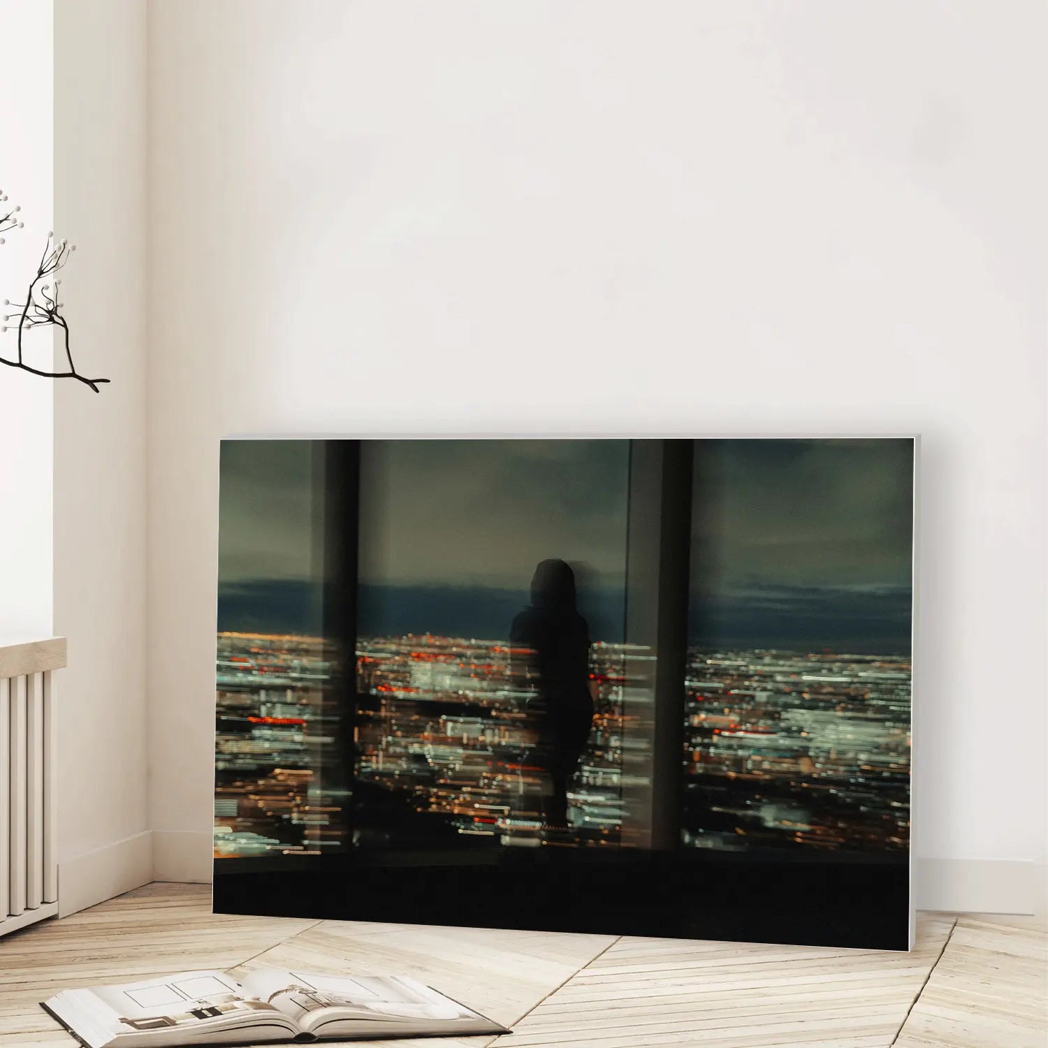 Urban Silhouette (Graphic Only) Lifestyle View - Intimate People Wall Art