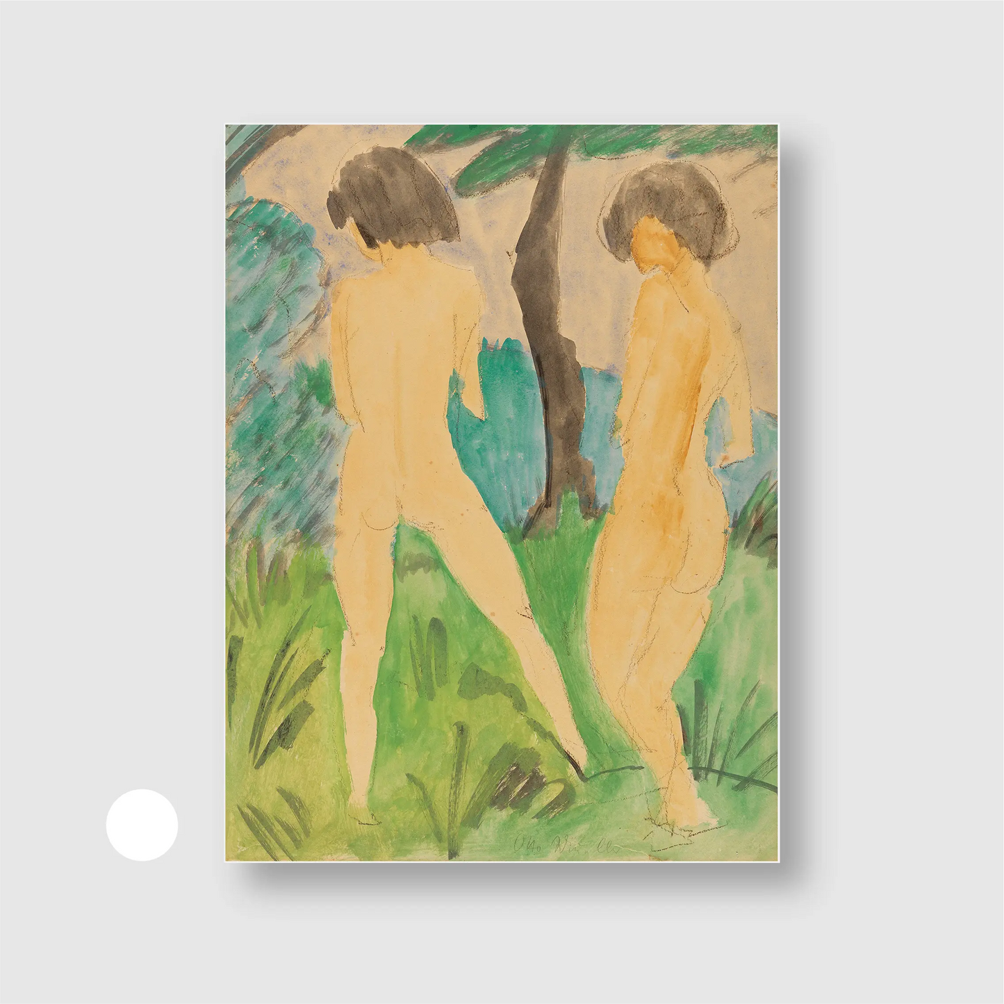 Zwei weibliche Akte in Landschaft (1925)