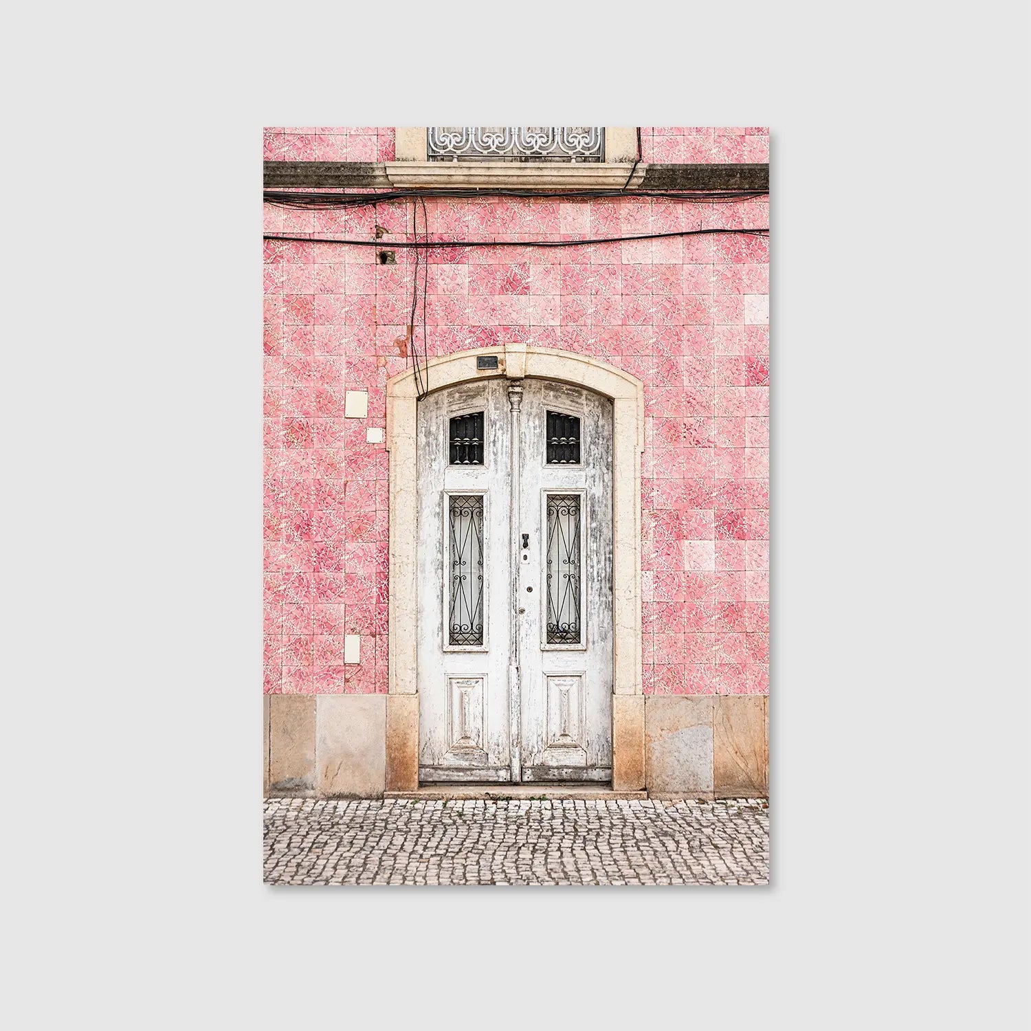 Rose Facade (Graphic Only) - Minimal Urban Wall Art for Office