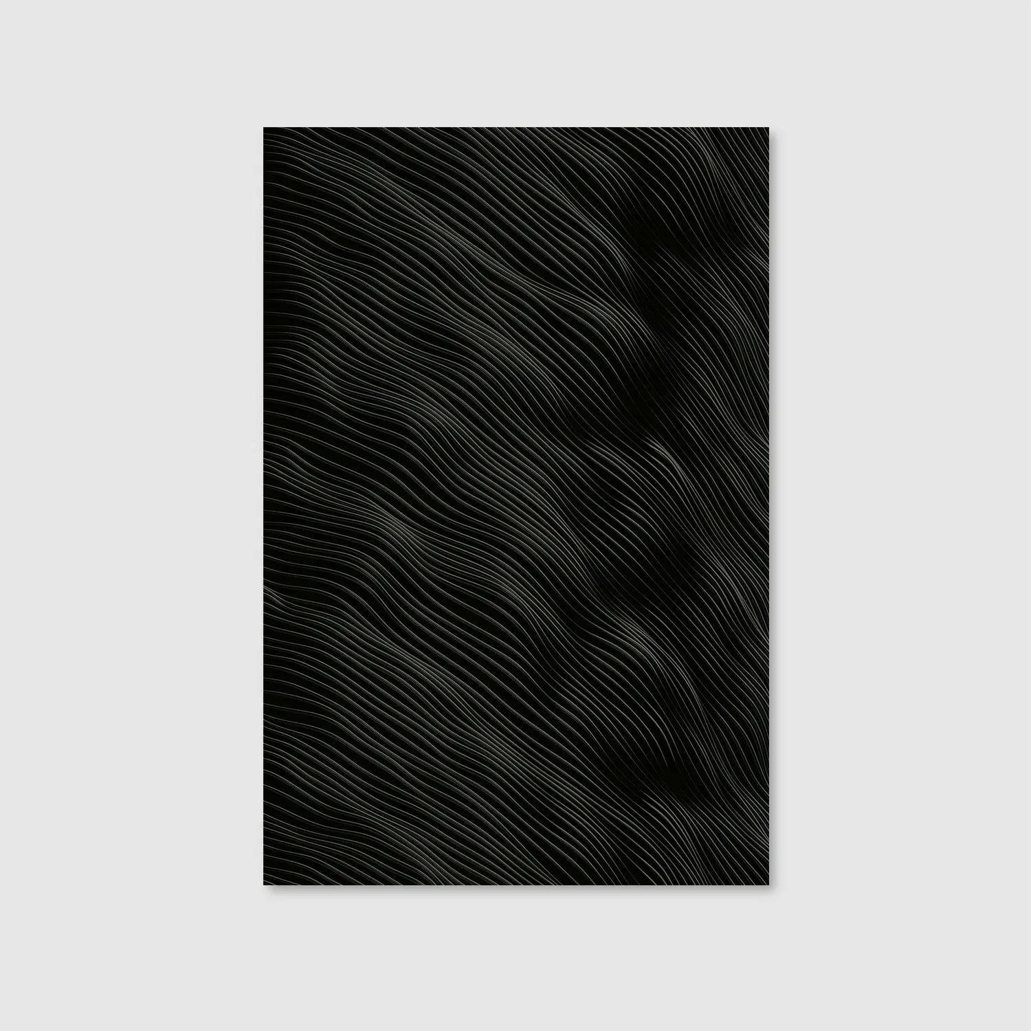 Silent Currents (Graphic Only) - Minimal Abstract Wall Art for Office