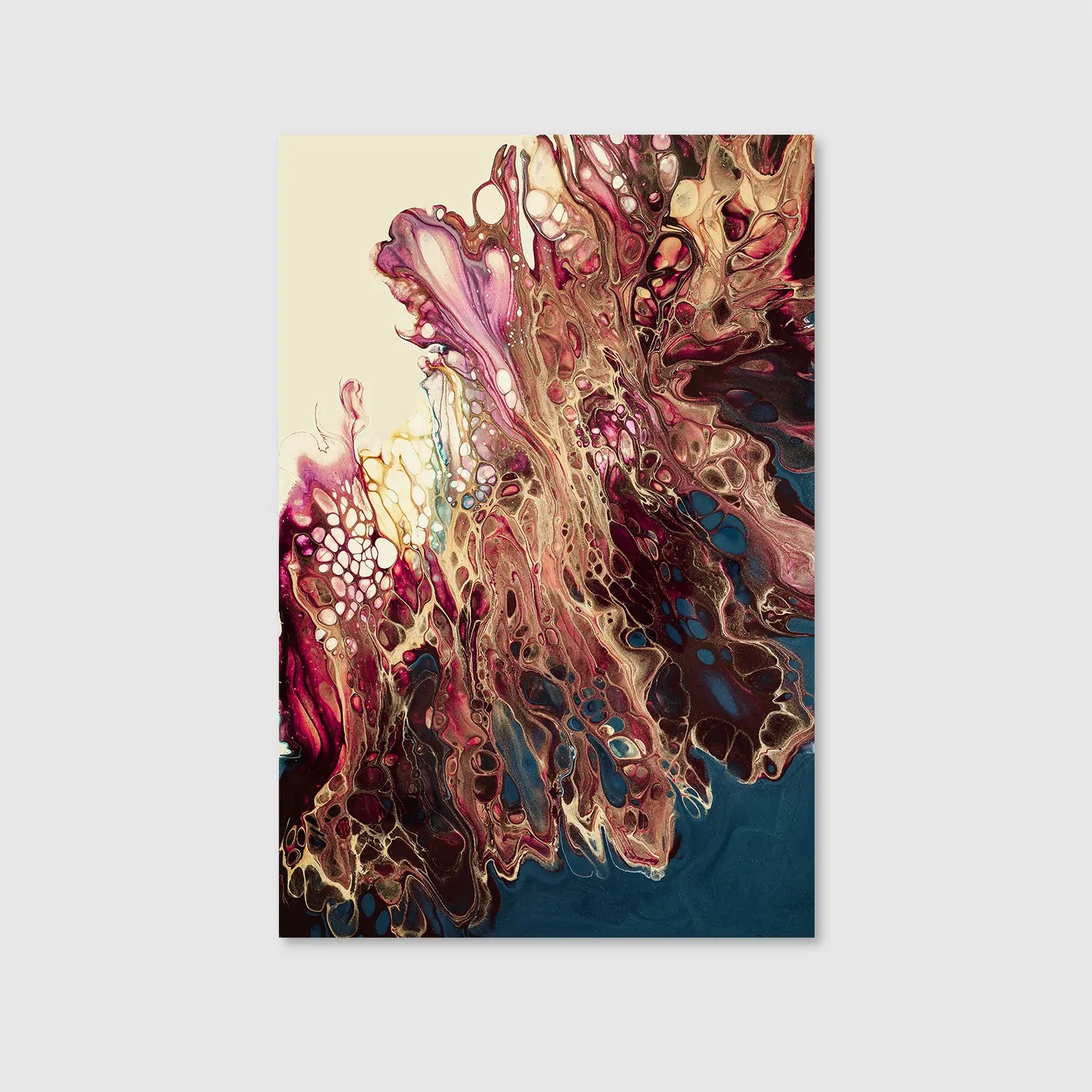 Liquid Symphony (Graphic Only) - Dramatic Abstract Wall Art for Living room