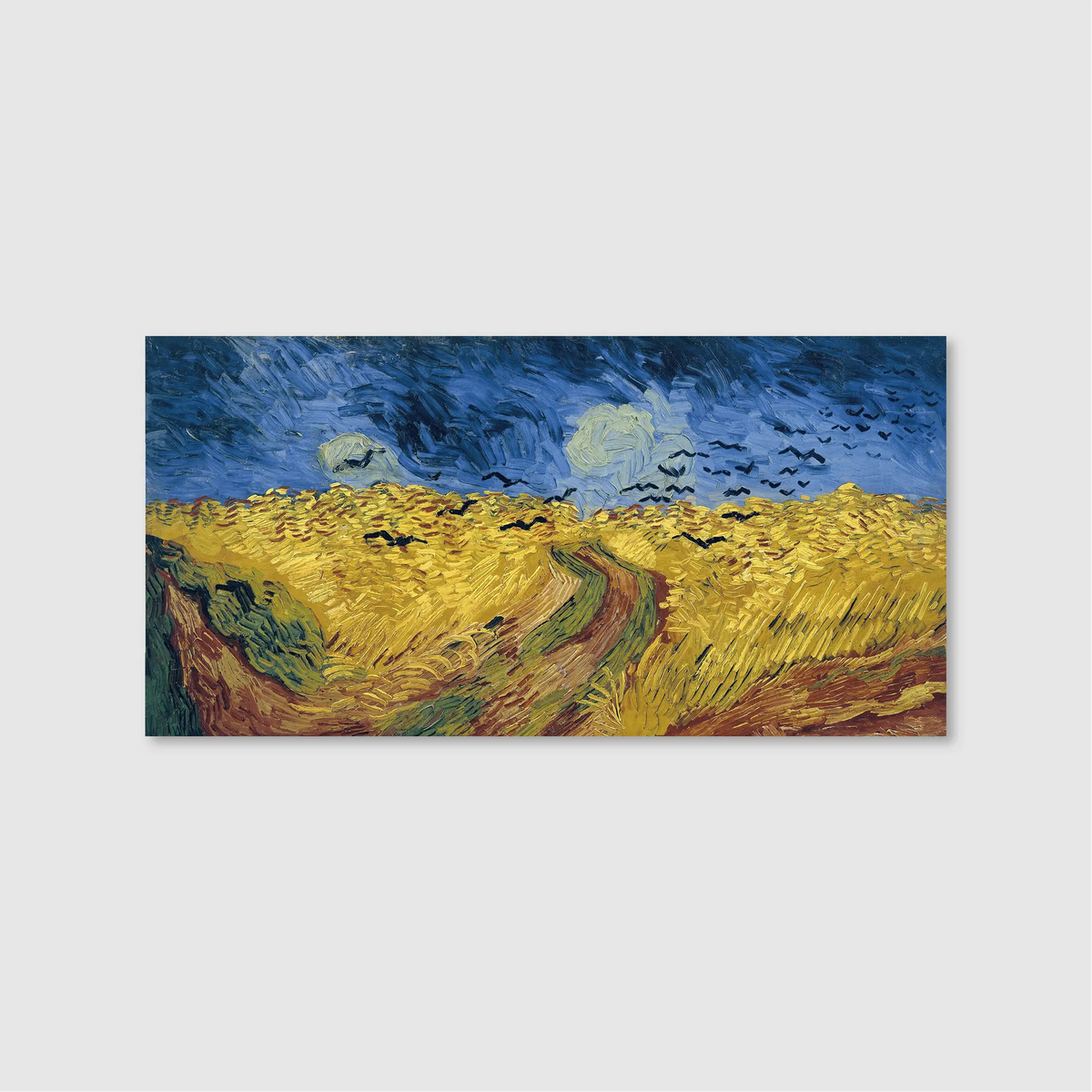 Wheatfield with Crows