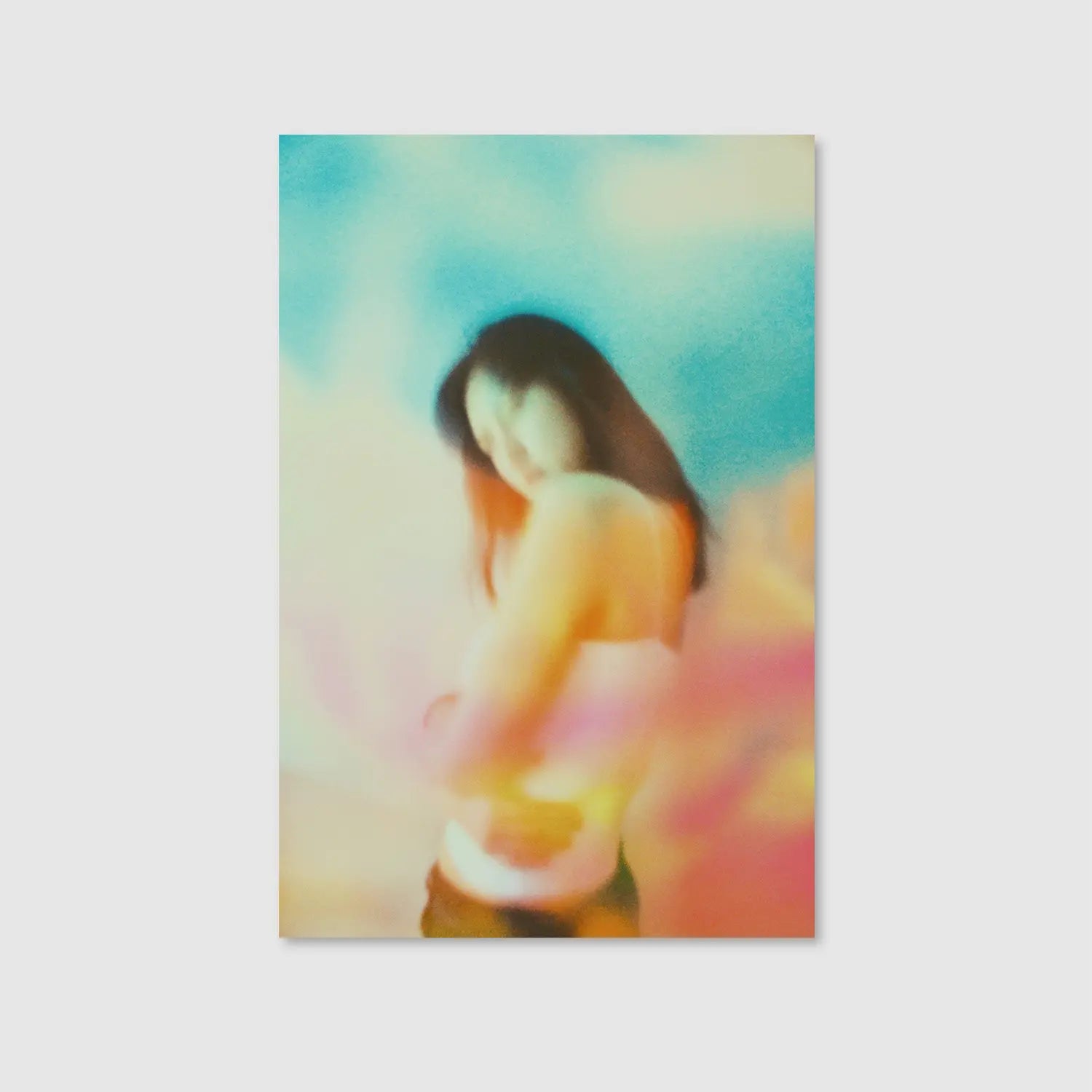 Pastel Haze (Graphic Only) - Serene People Wall Art for Bedroom