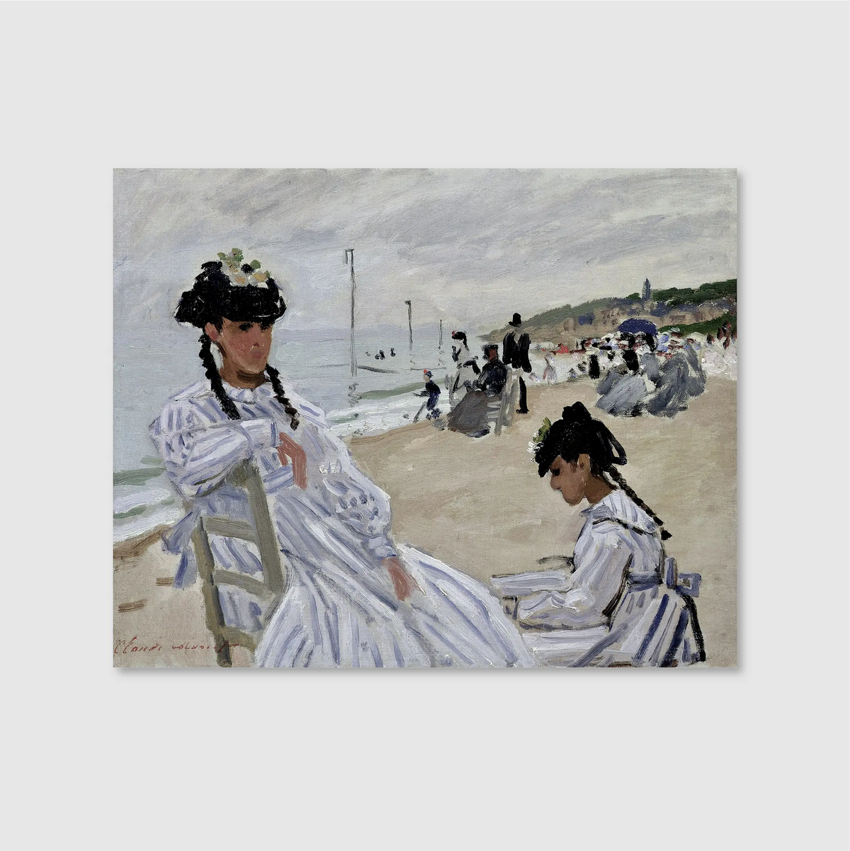 On the Beach at Trouville