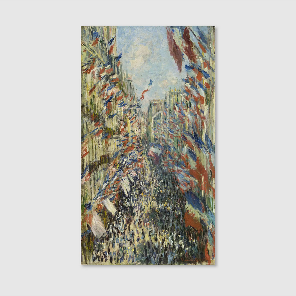 The Rue Montorgueil in Paris, Celebration of June 30, 1878