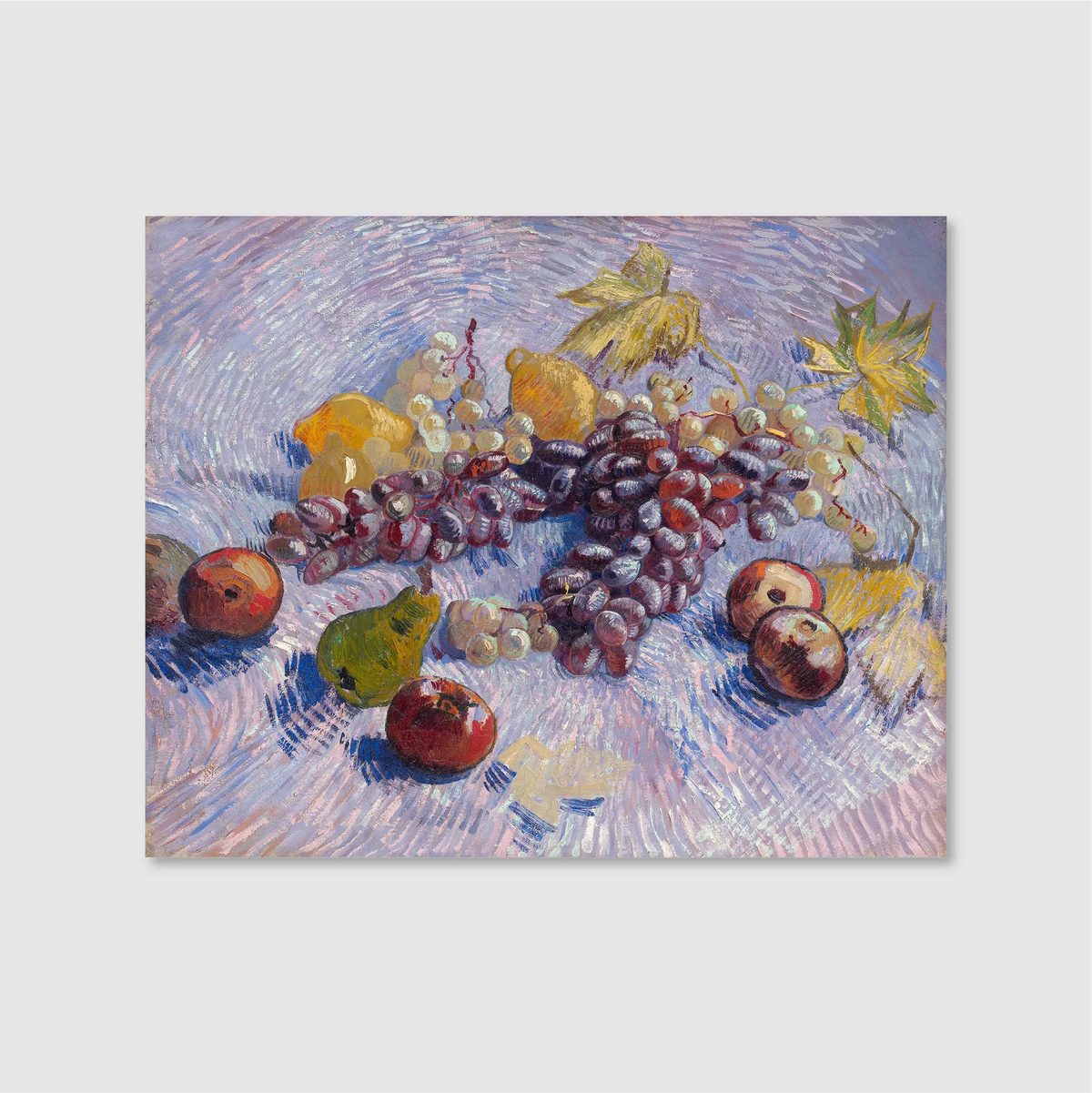 Grapes, Lemons, Pears and Apples
