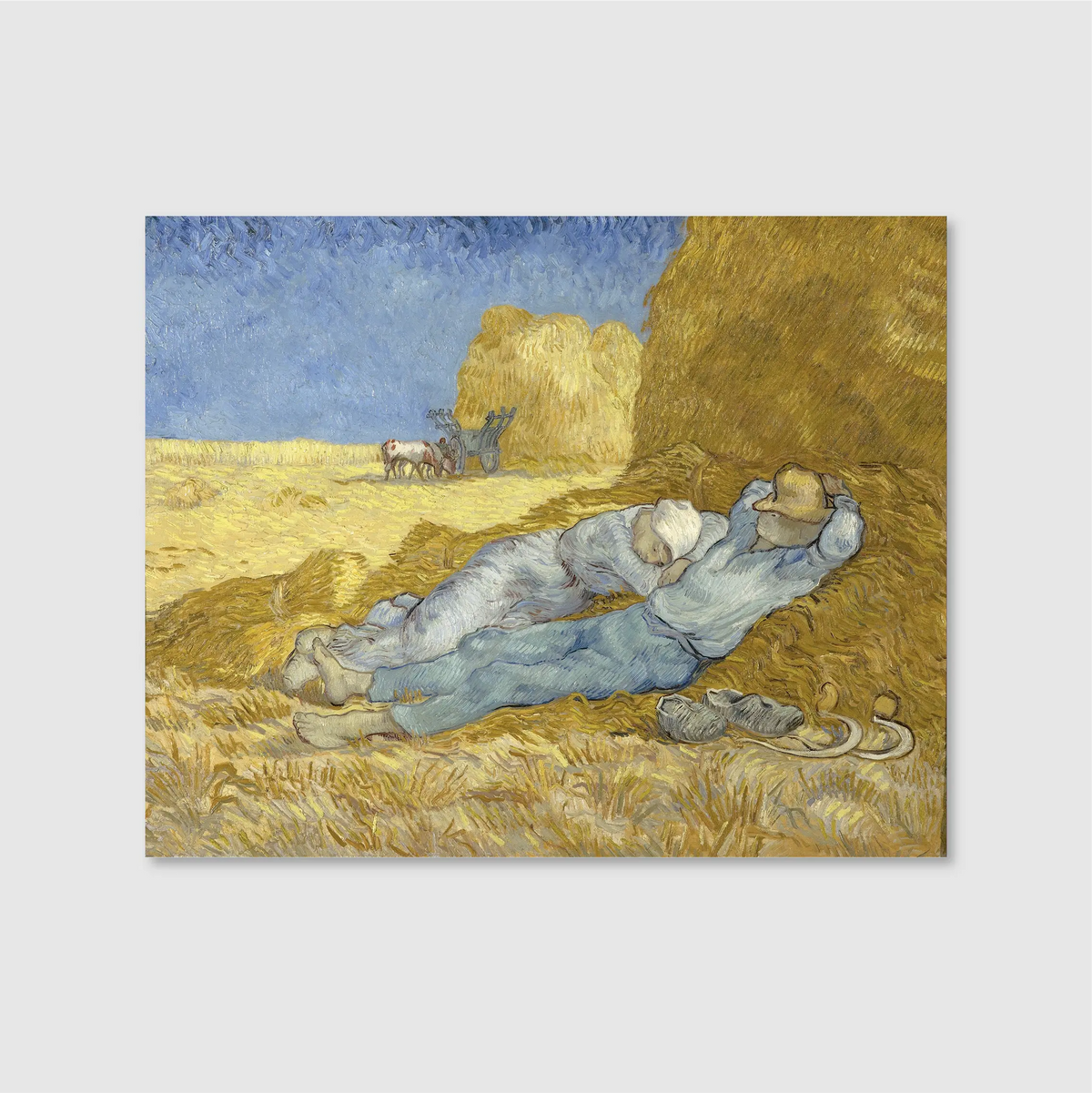 Noon Rest from Work (after Millet)
