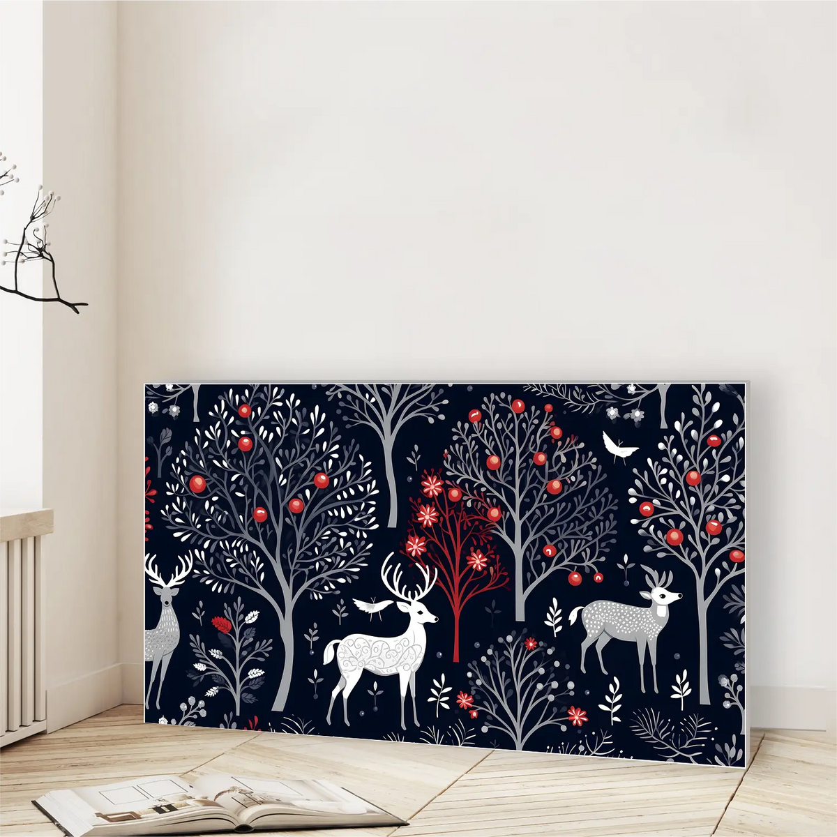 Moonlit Deer Grove