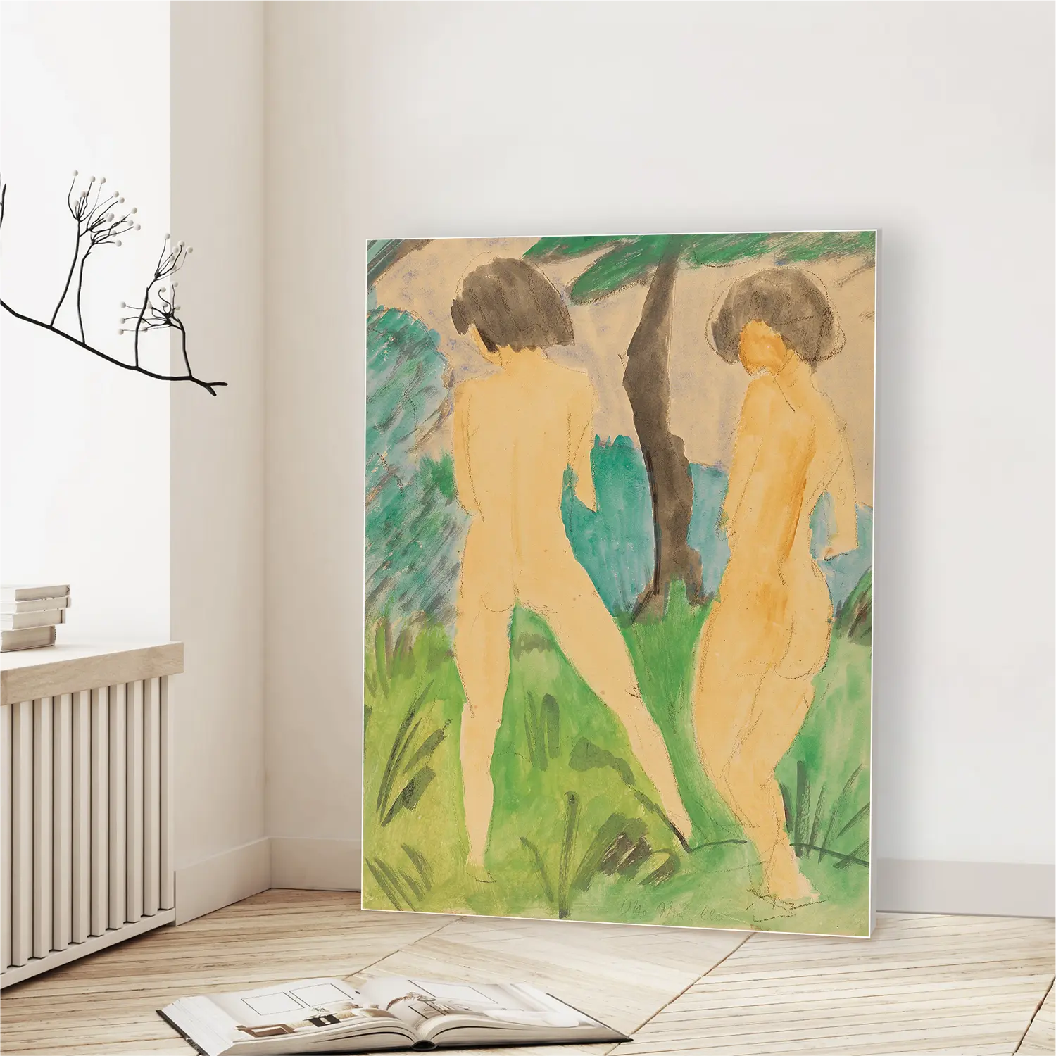 Zwei weibliche Akte in Landschaft (1925)