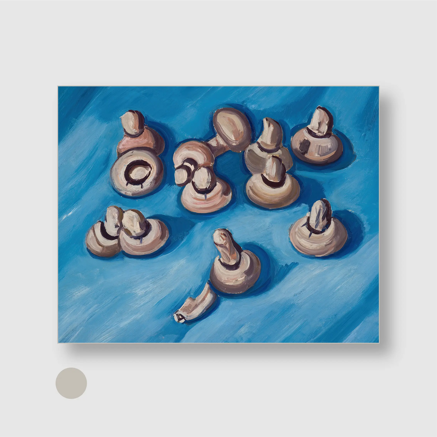 Mushrooms On A Blue Background (1926)